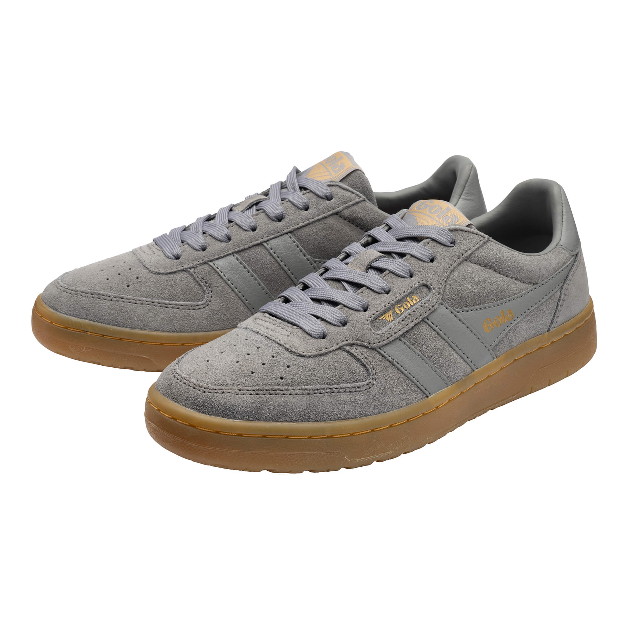 gola-hawk-suede-86-damen-sneaker-zementgrau-wildleder image 3