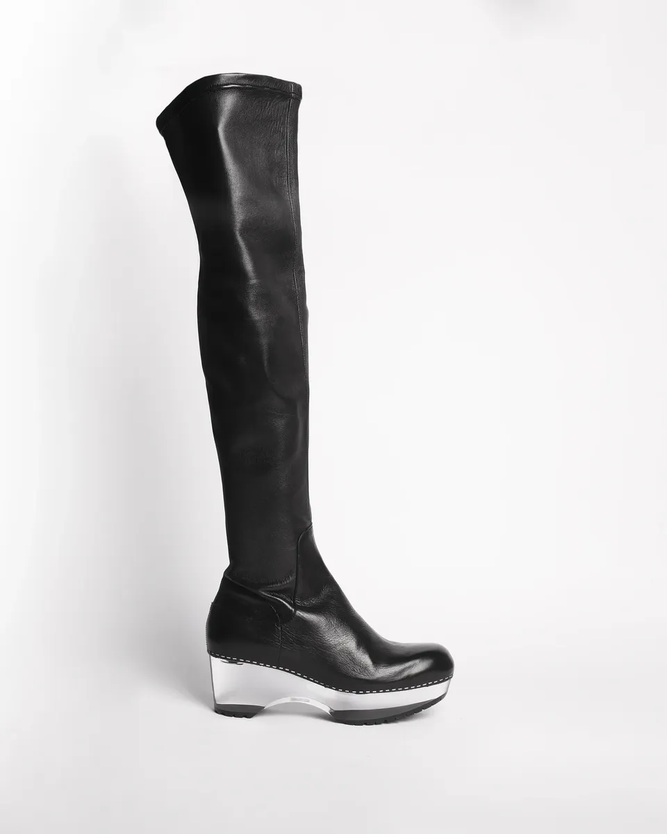 premiata-scultura-012-heritage-boot-damen-nappa-transparent-absatz image 1
