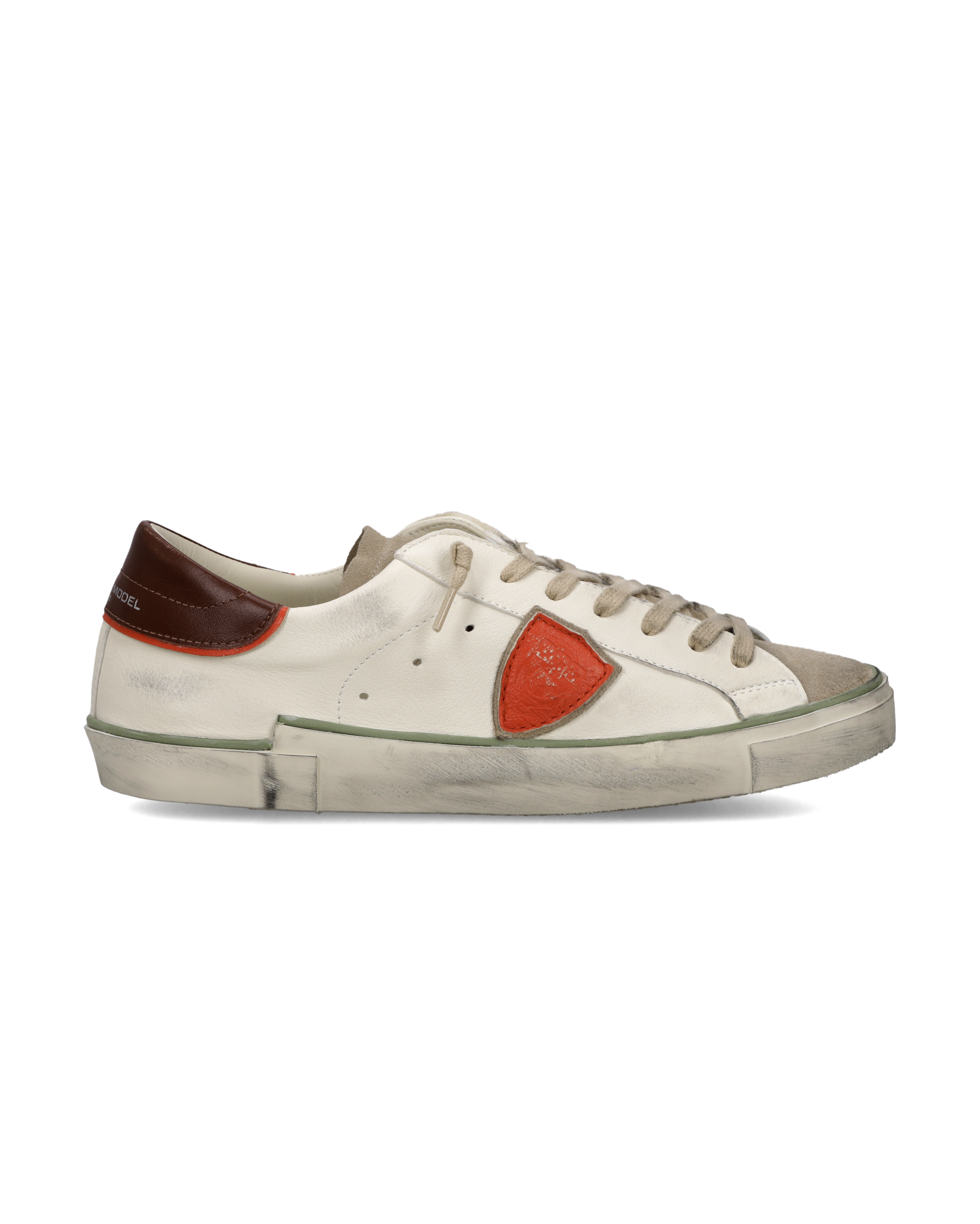 philippe-model-prsx-herren-sneaker-beurre-bordeaux image 1