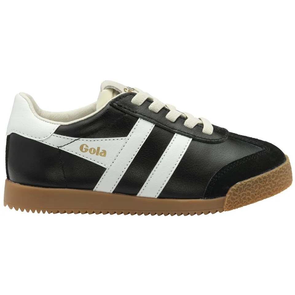 gola-elan-leder-sneaker-f-r-kinder-schwarz-wei image 1
