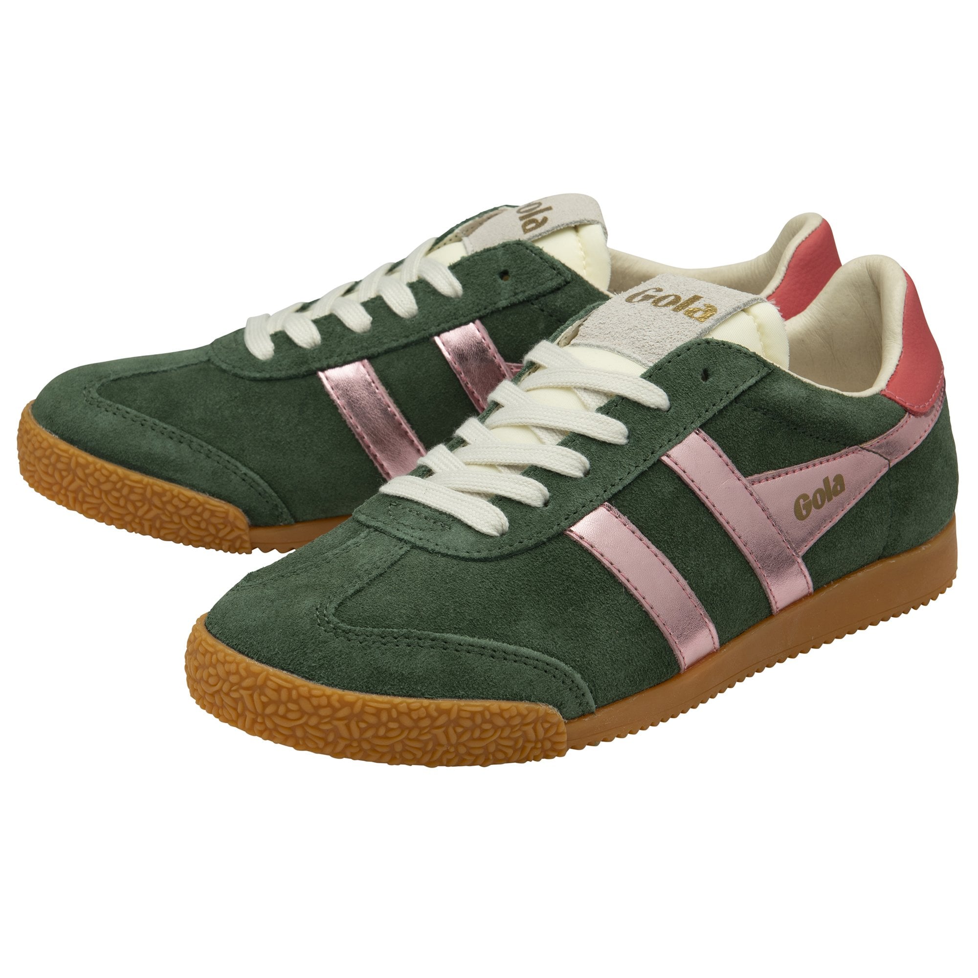 gola-elan-glitz-damen-sneaker-wildleder-metallic-rosa-koralle image 3