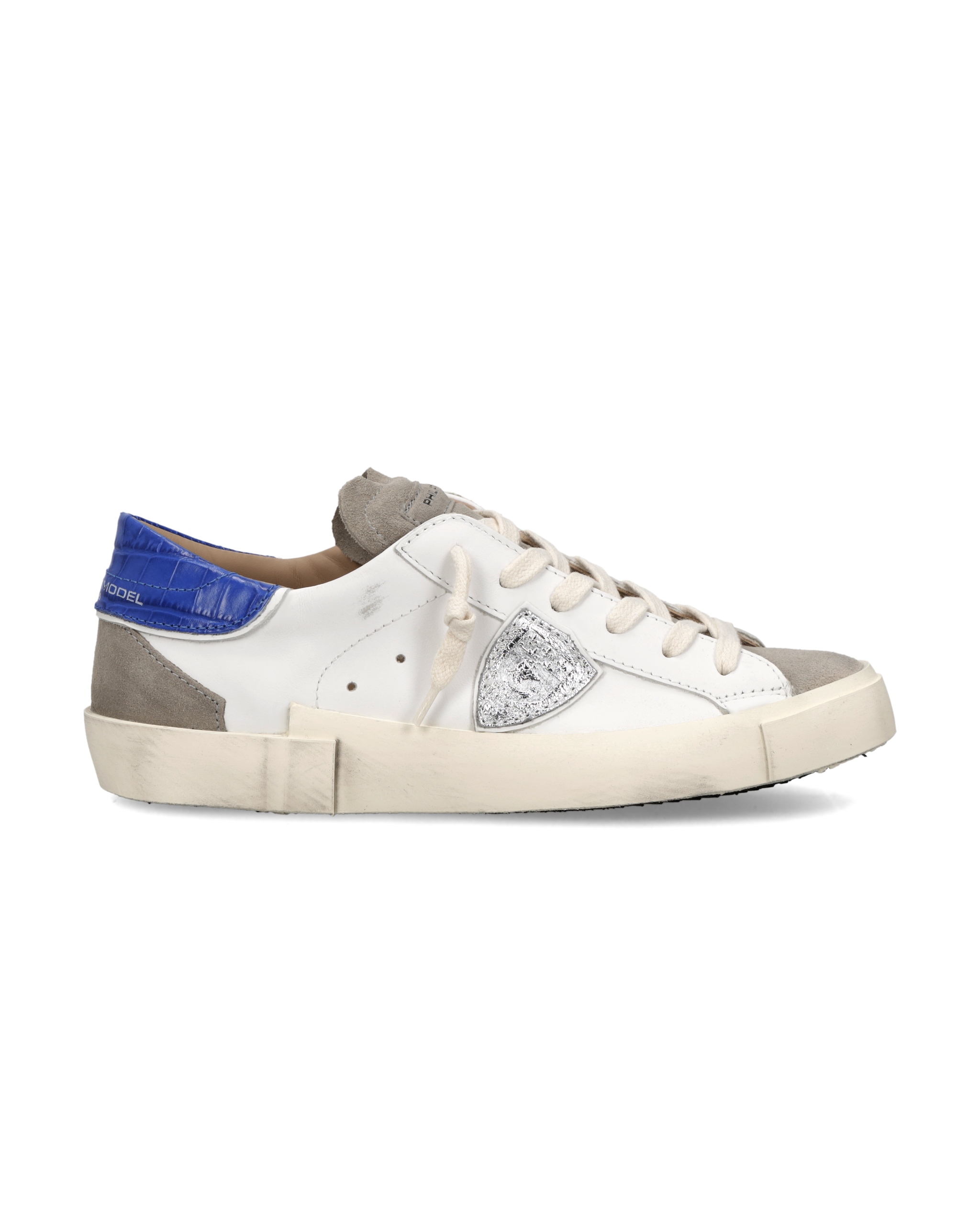 philippe-model-prsx-damen-sneaker-wei-blau-grau-taupe image 1