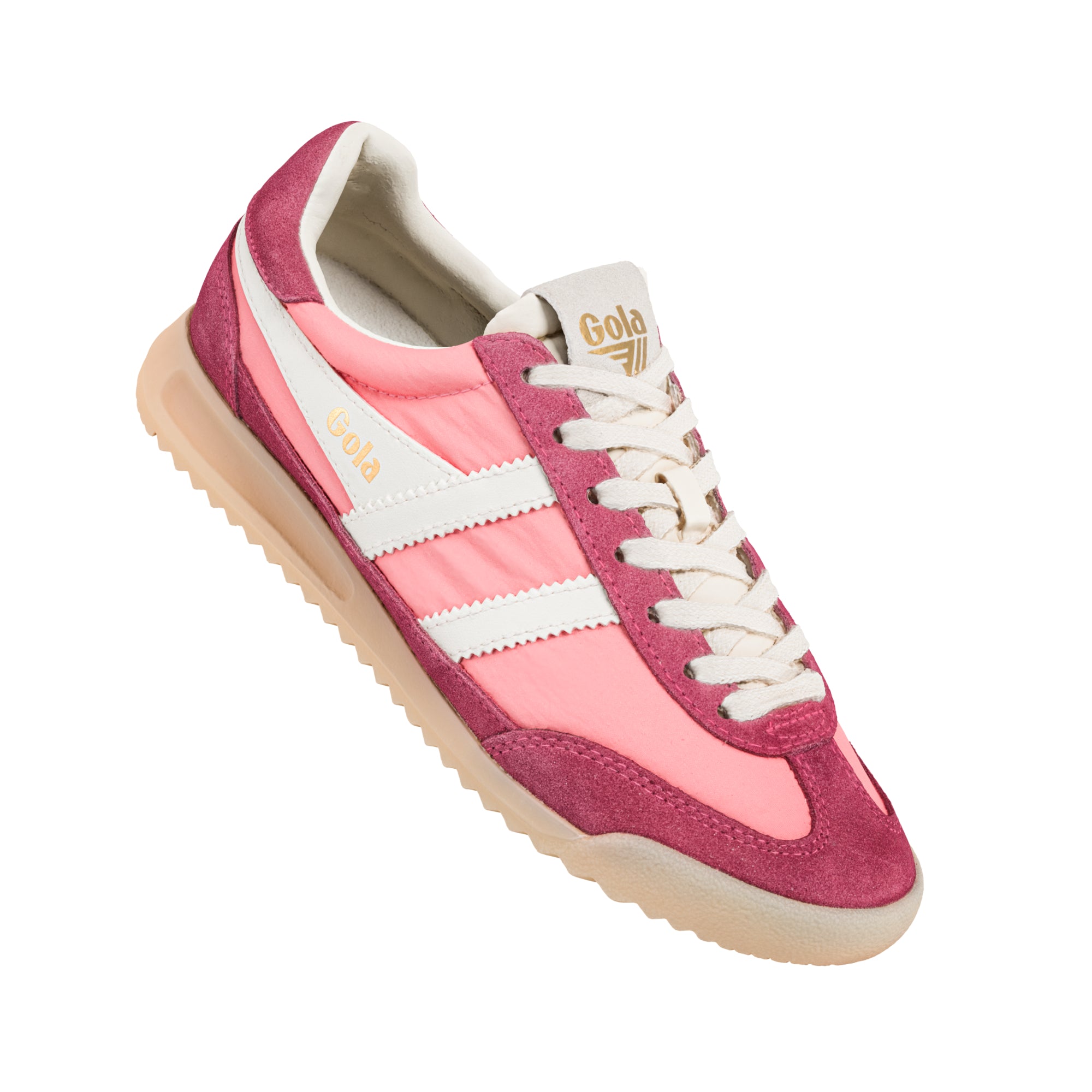 gola-firefly-damen-sneaker-kaugummirosa-kirschrot-off-white image 5