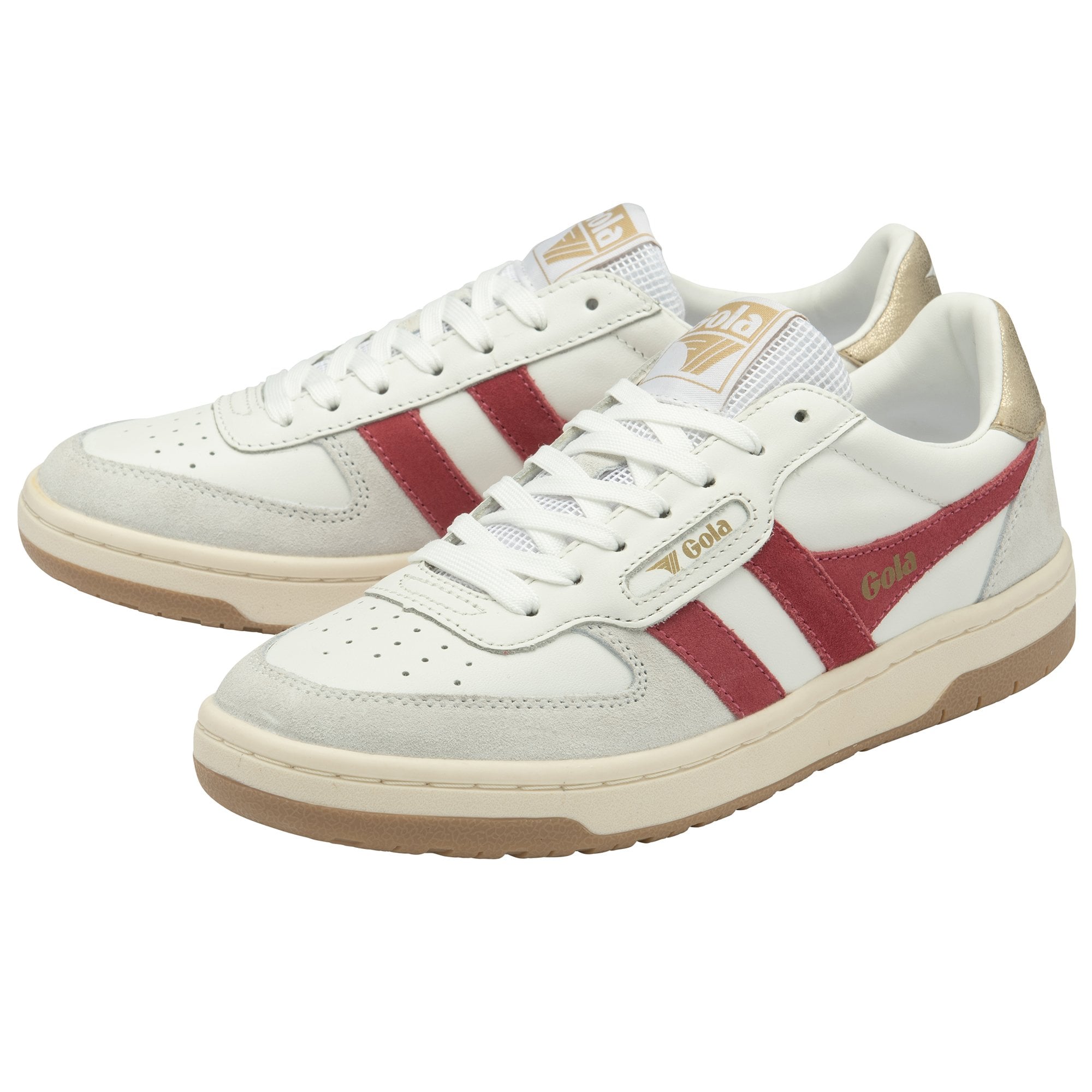 gola-hawk-damen-sneaker-wei-himbeer-gold image 3
