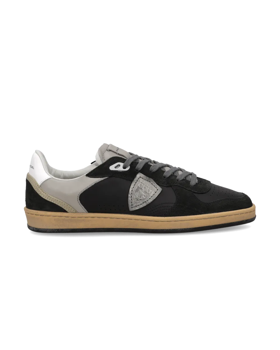 philippe-model-pgal-herren-sneaker-schwarz-grau-anthrazit image 1
