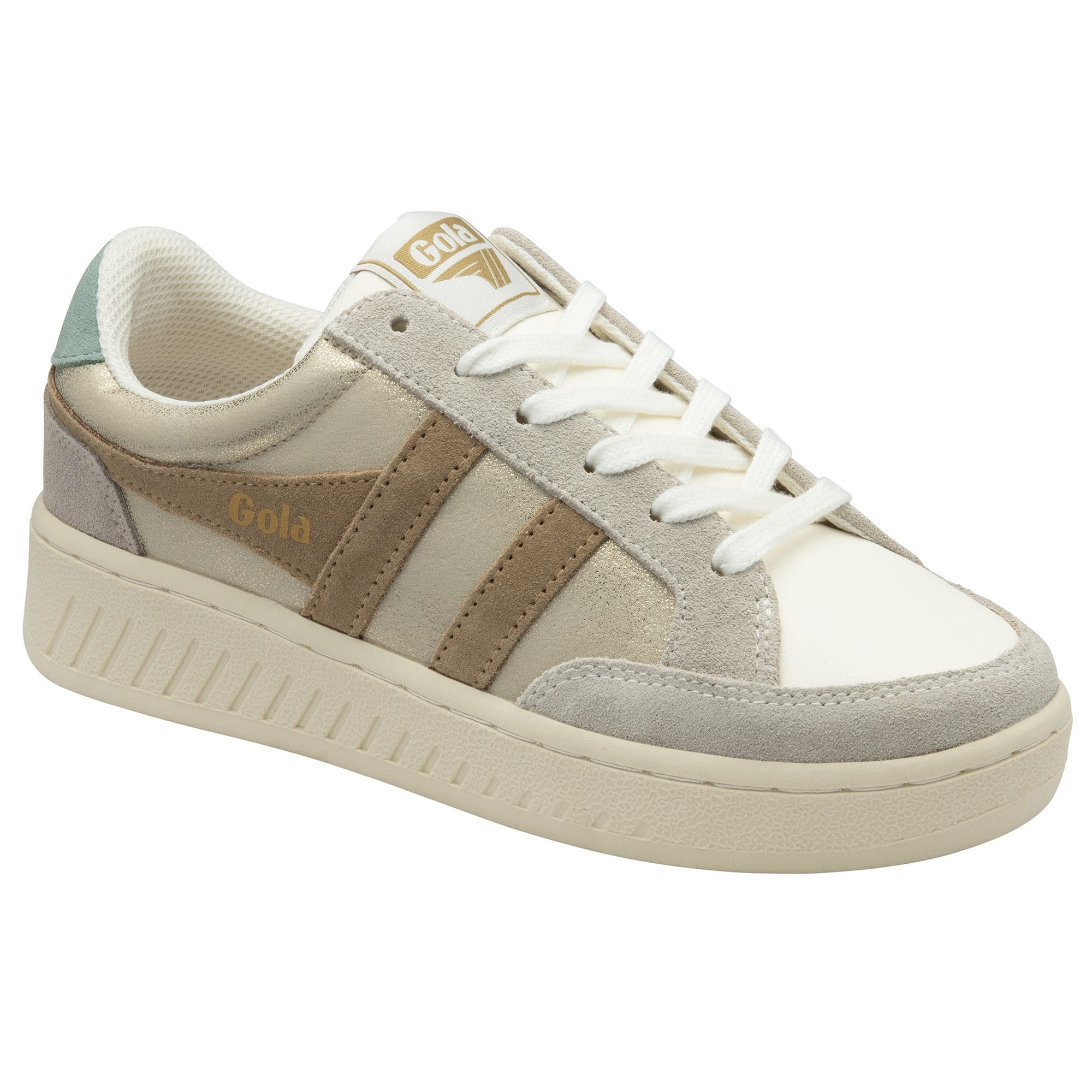 gola-superslam-blaze-damen-sneaker-creme-gold-metallic image 2