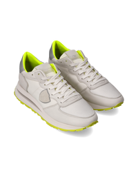 philippe-model-tropez-haute-herren-high-sneaker-wei-neongelb image 5