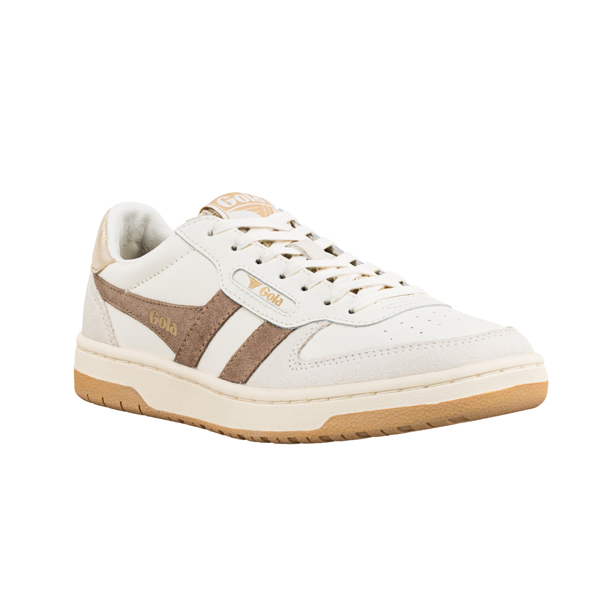 gola-hawk-damen-sneaker-off-white-otter-gold image 2