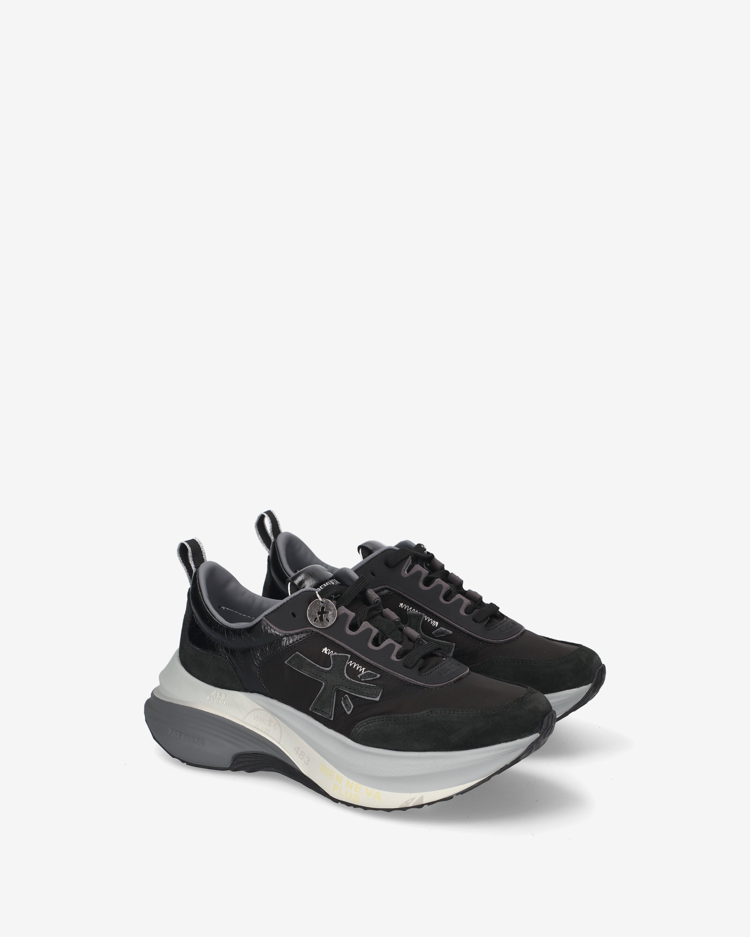 premiata-hill-8524-damen-sneaker-schwarz image 2