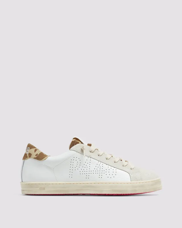 p448-john-wild-cow-white-damen-low-top-sneaker image 1