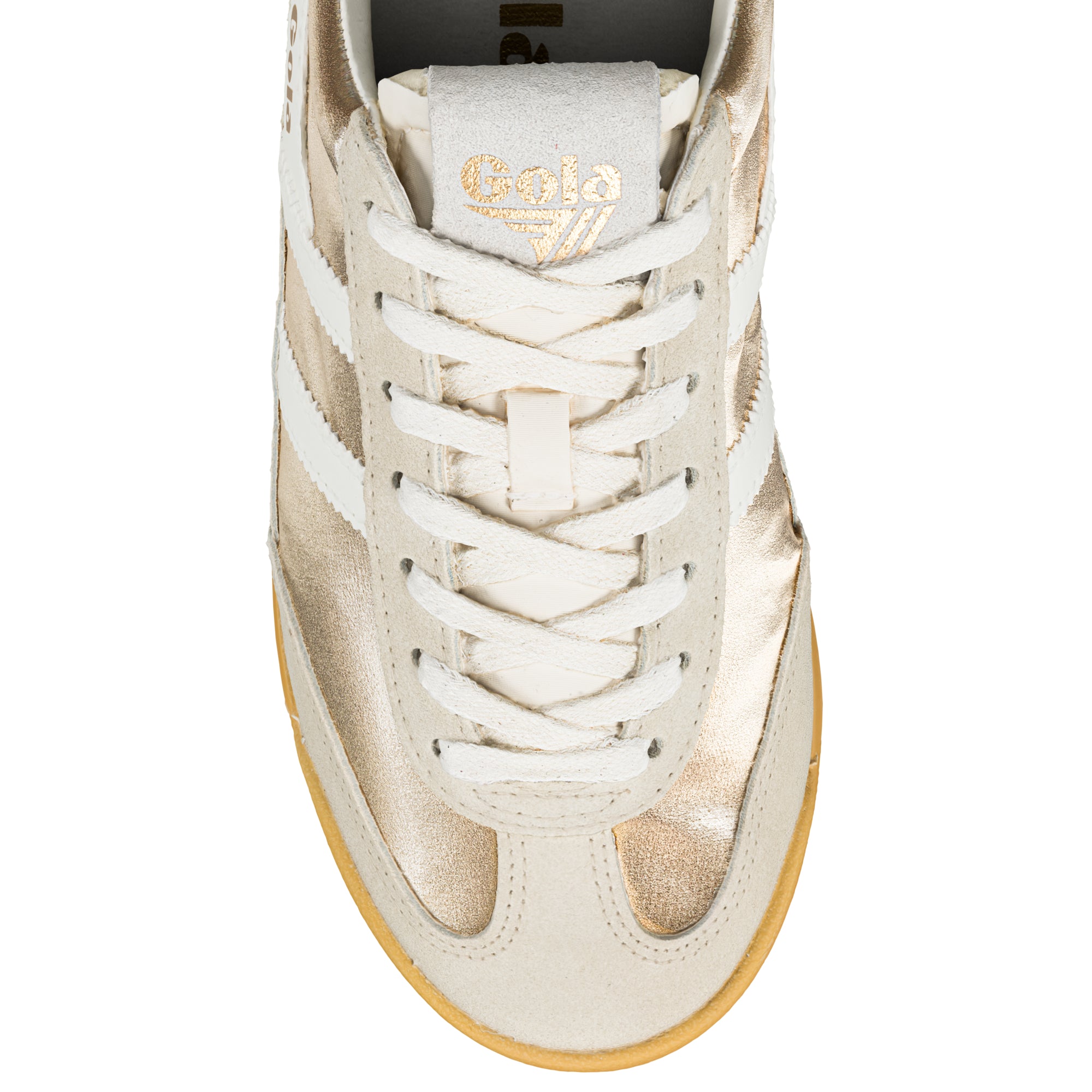 gola-firefly-metallic-damen-sneaker-gold-wildleder image 4