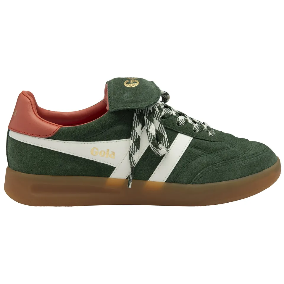 gola-stadia-86-damen-sneaker-evergreen-wildleder-mit-karo-schn-rsenkeln image 1