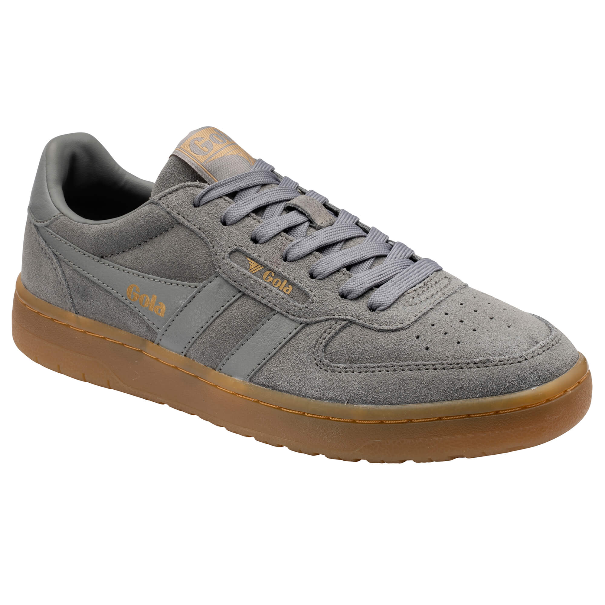 gola-hawk-suede-86-damen-sneaker-zementgrau-wildleder image 2