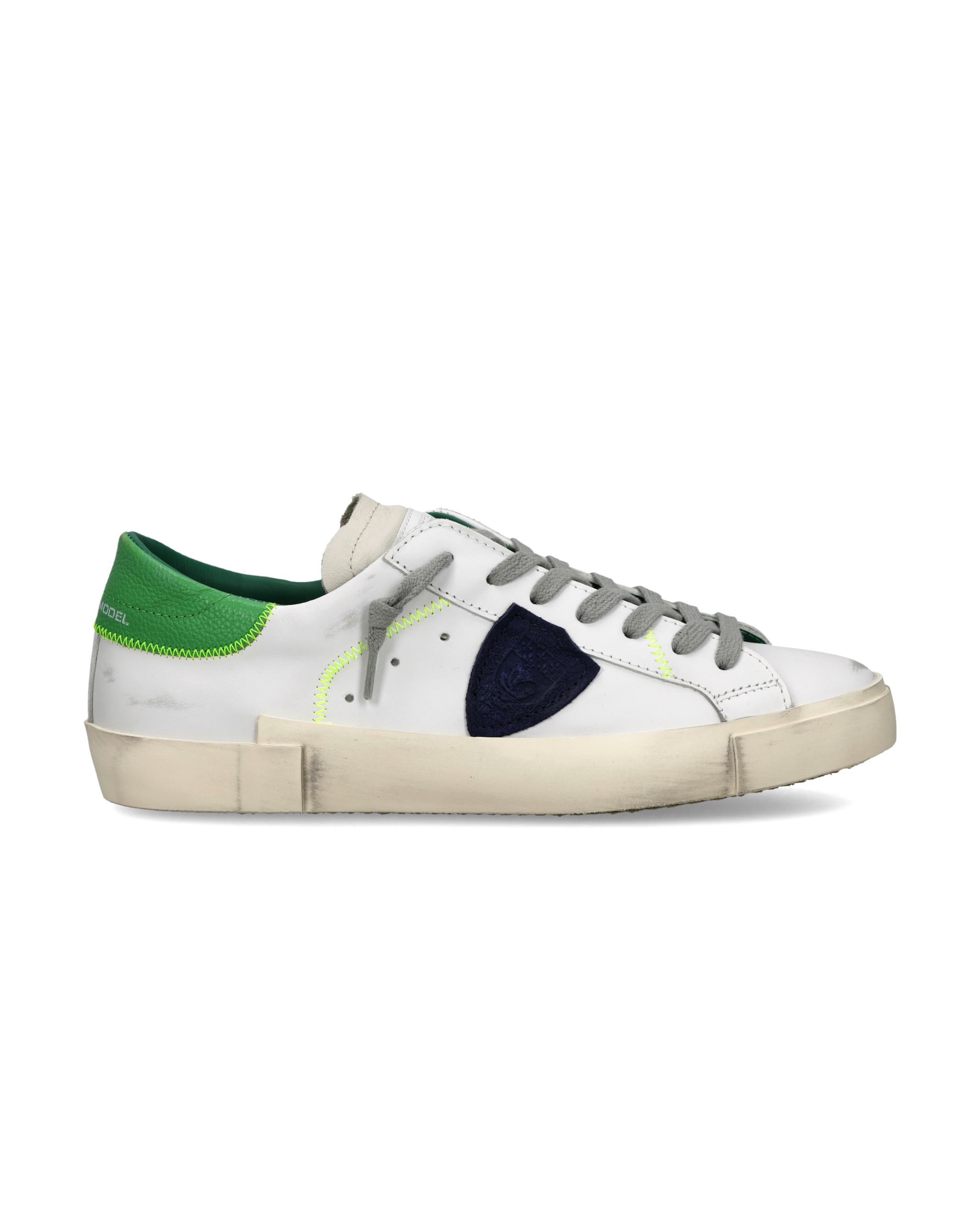 philippe-model-prsx-sneaker-herren-wei-gr-n-blau image 1