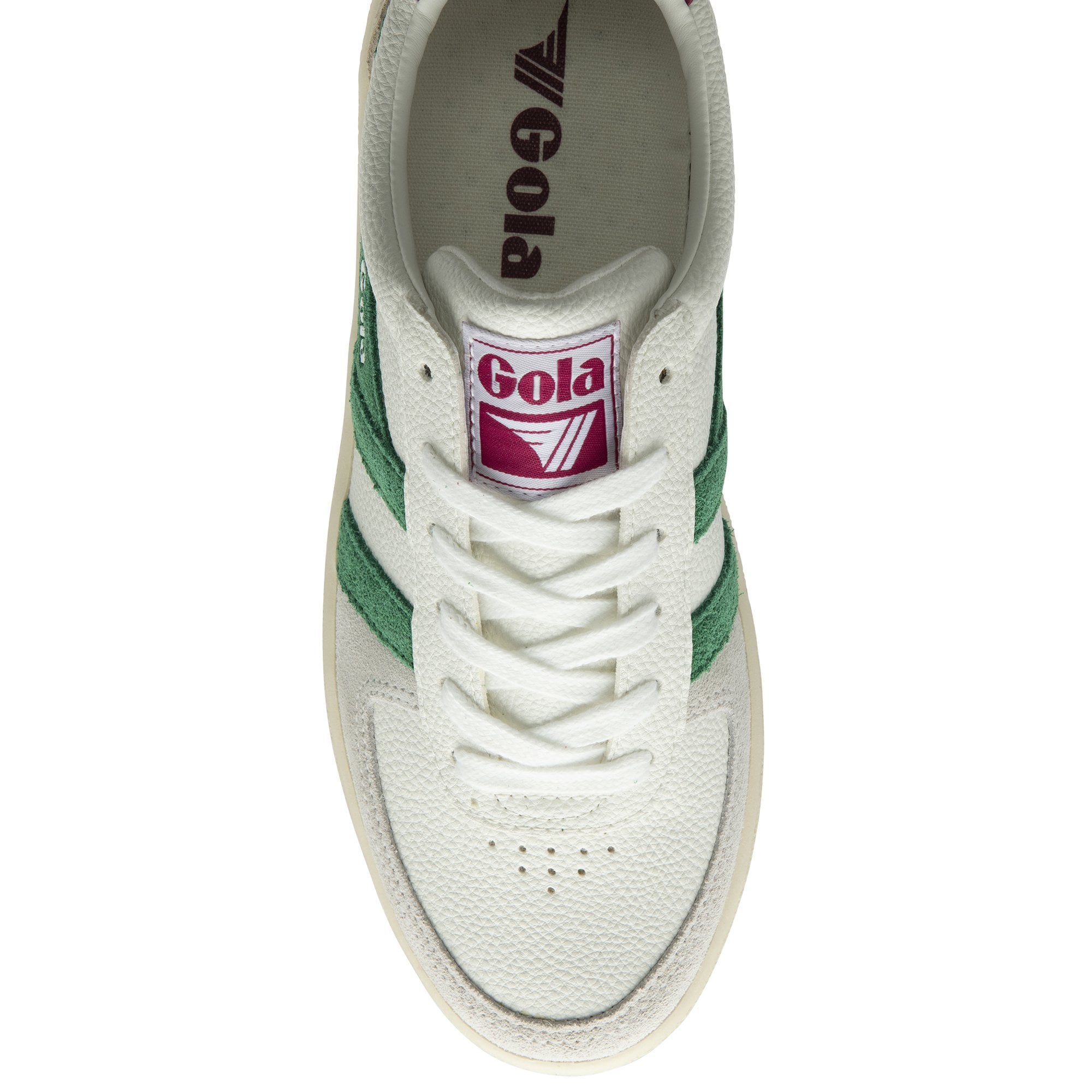 gola-grandslam-trident-damen-sneaker-wei-smaragdgr-n-kirschrot image 5