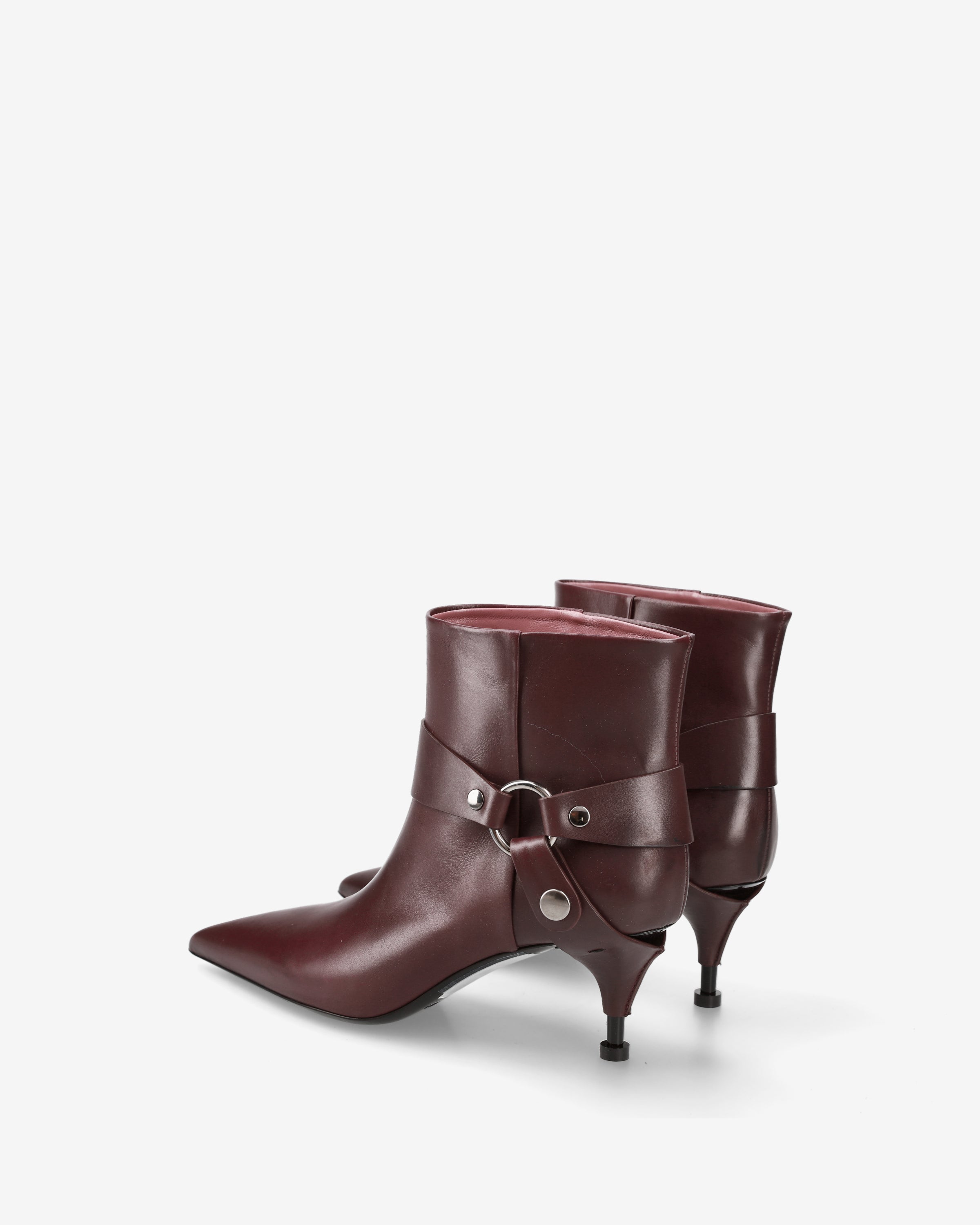 premiata-heritage-stiefelette-leder-bordeaux-damen-absatz-65-mm image 5