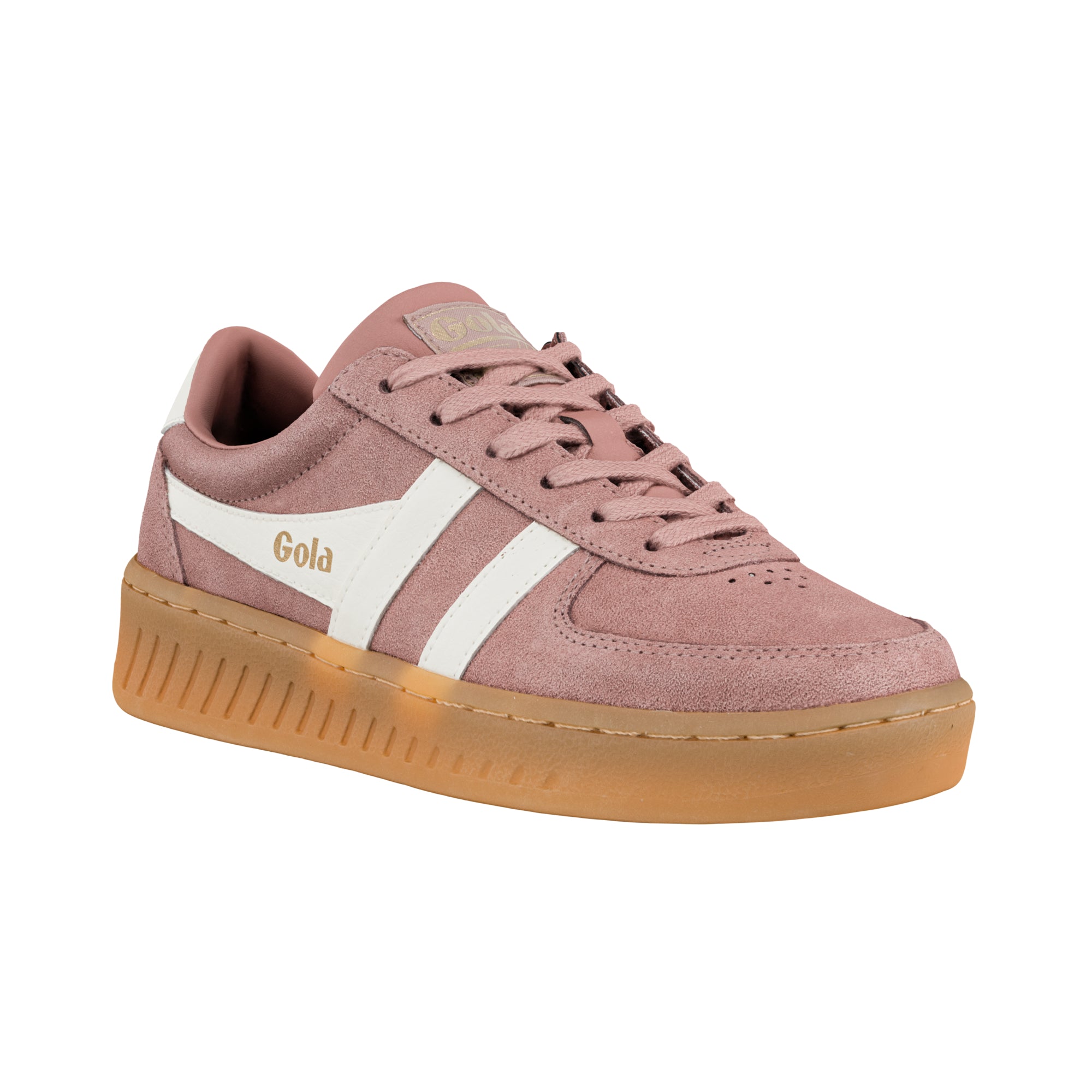 gola-grandslam-suede-damen-sneaker-brown-rose-off-white image 2