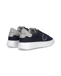 philippe-model-temple-sneaker-herren-wei-blau-grau image 2