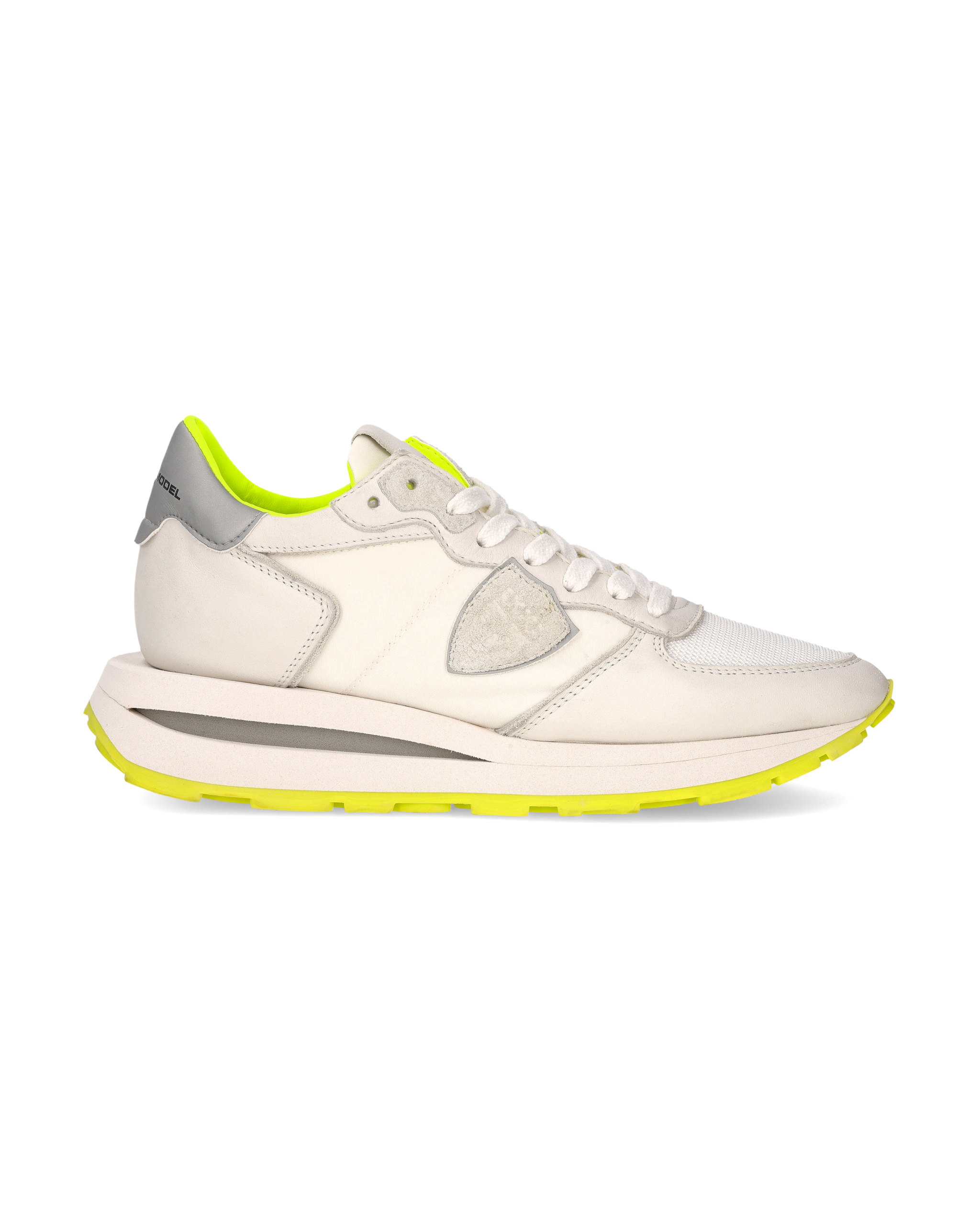 philippe-model-tropez-haute-damen-sneaker-wei-gelb image 1