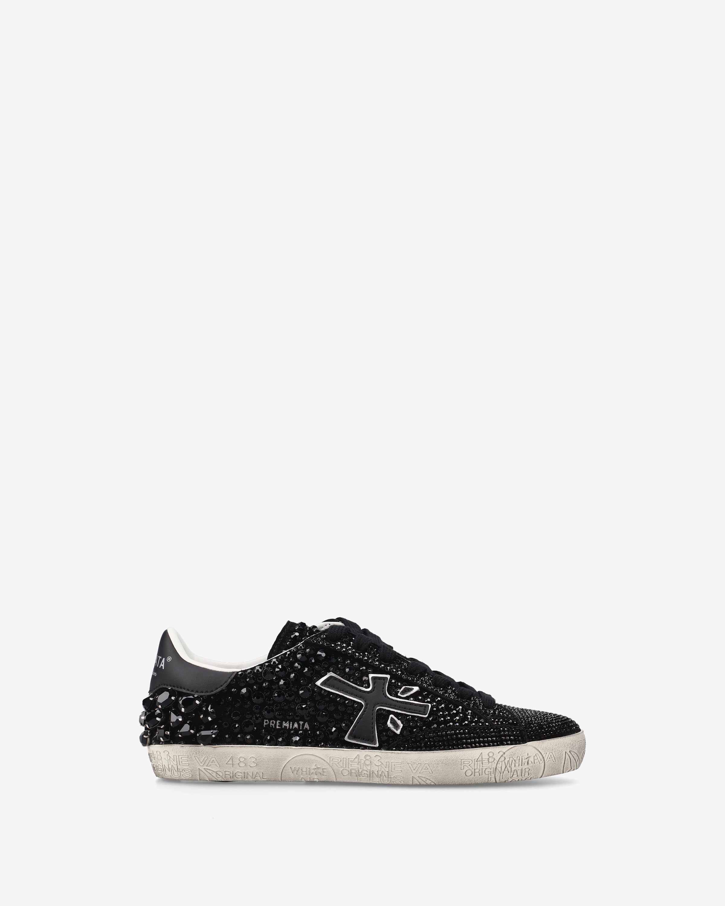 premiata-stevend-7847-sneaker-schwarz-kristall image 1