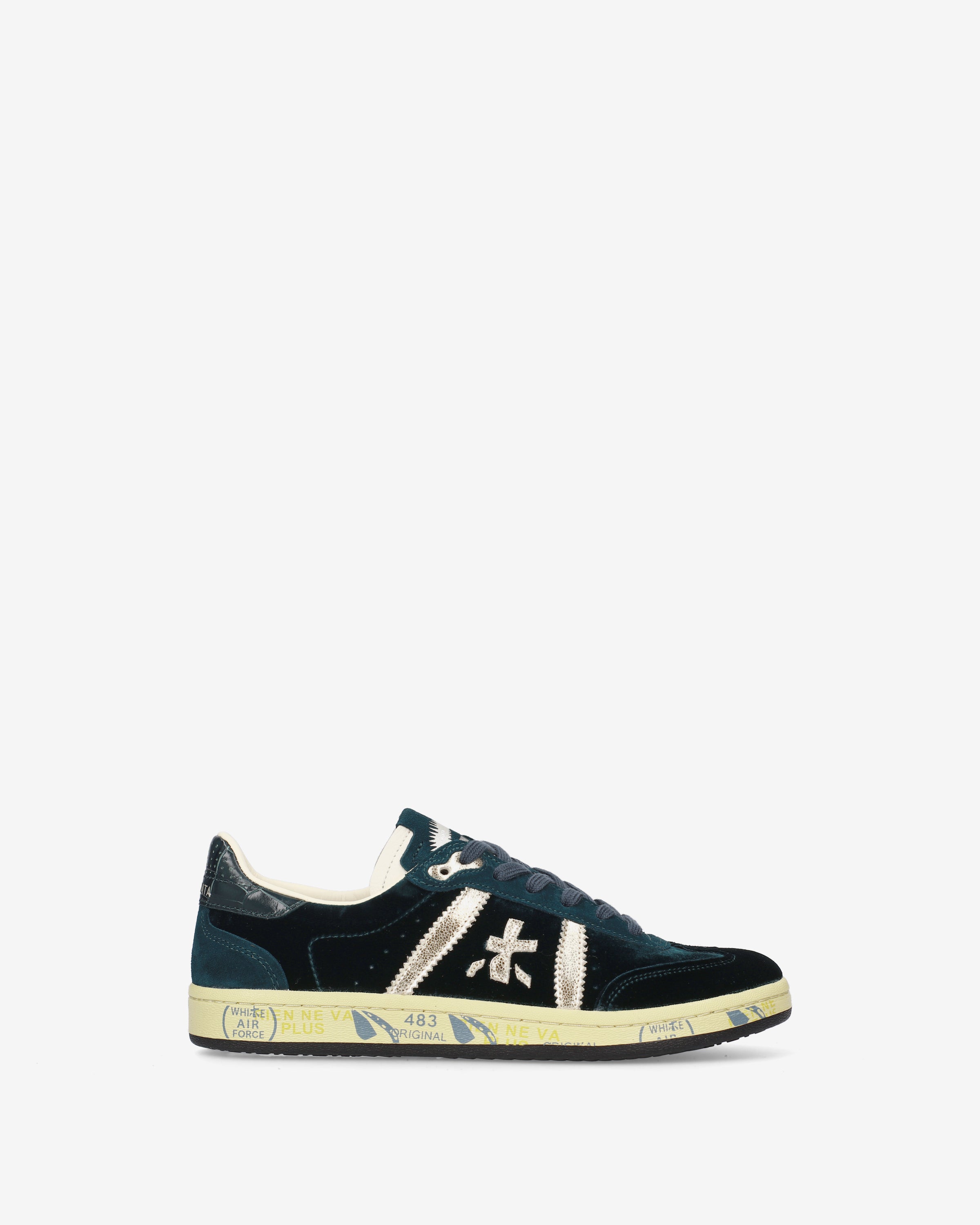 premiata-bonnied-8581-damen-sneaker-navy-velours-suede image 1