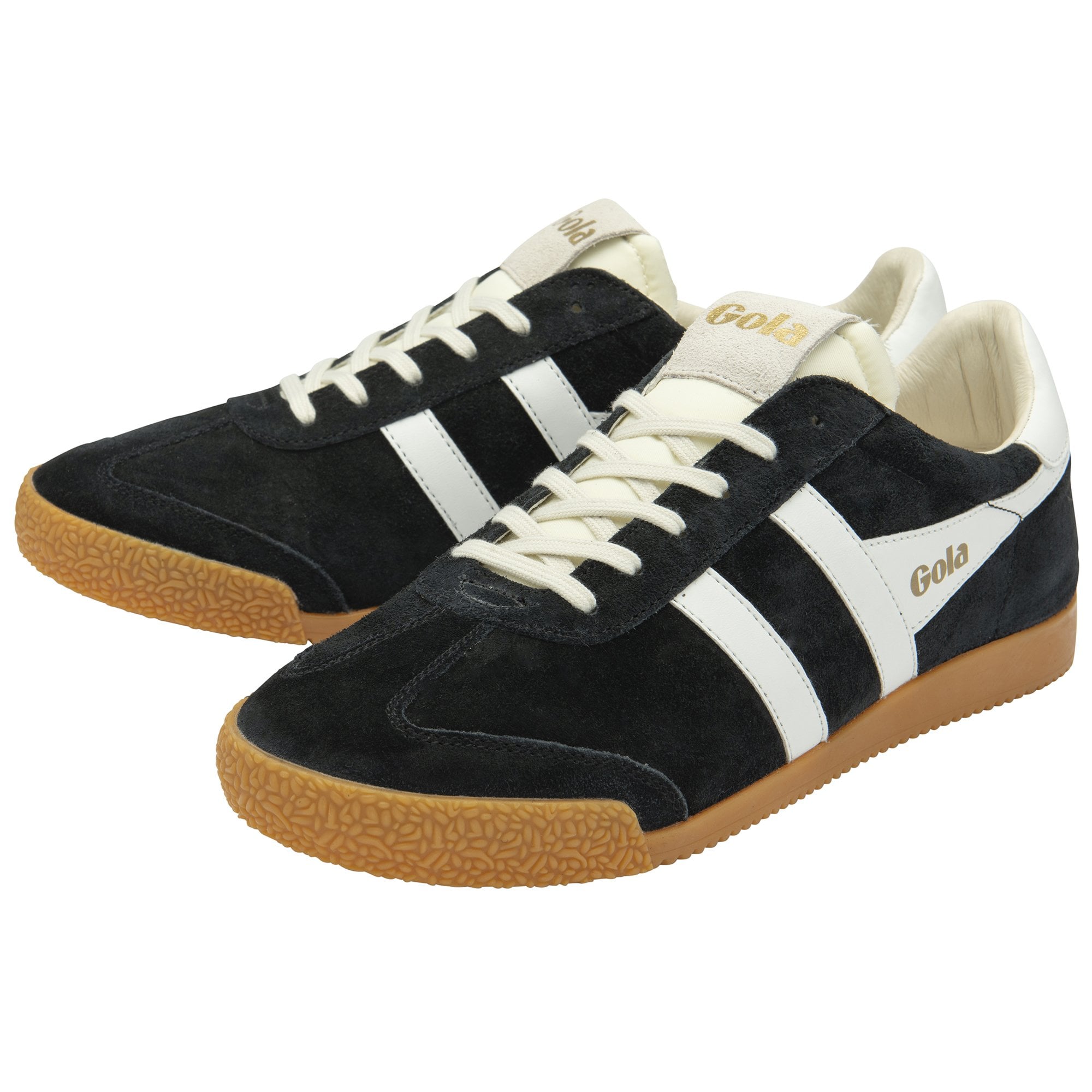 gola-elan-herren-sneaker-schwarzes-wildleder-wei image 3