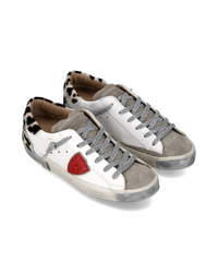 philippe-model-prsx-damen-sneaker-wei-animalier-grau image 4