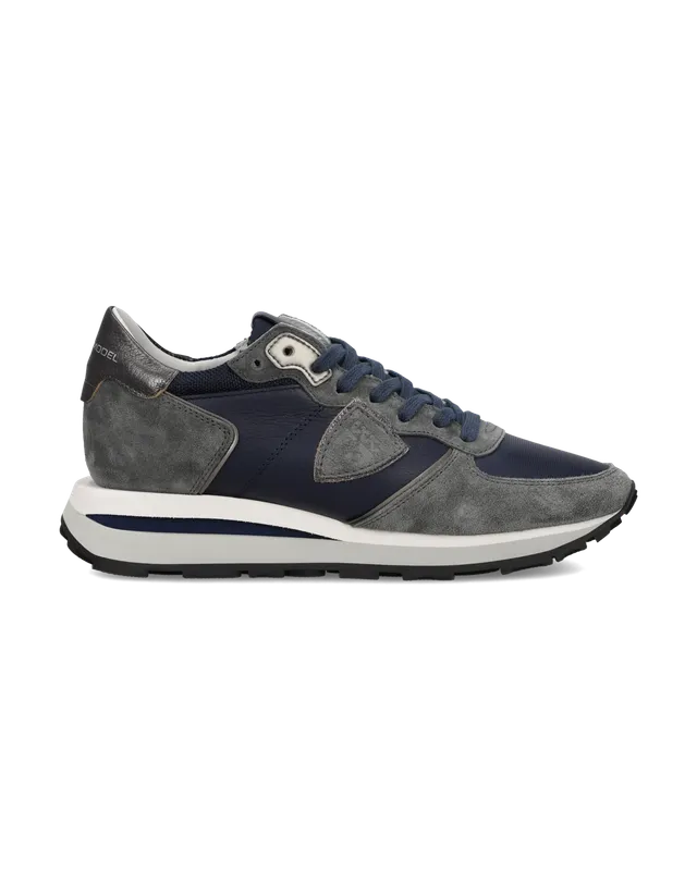 philippe-model-tropez-haute-damen-sneaker-blau-grau image 1