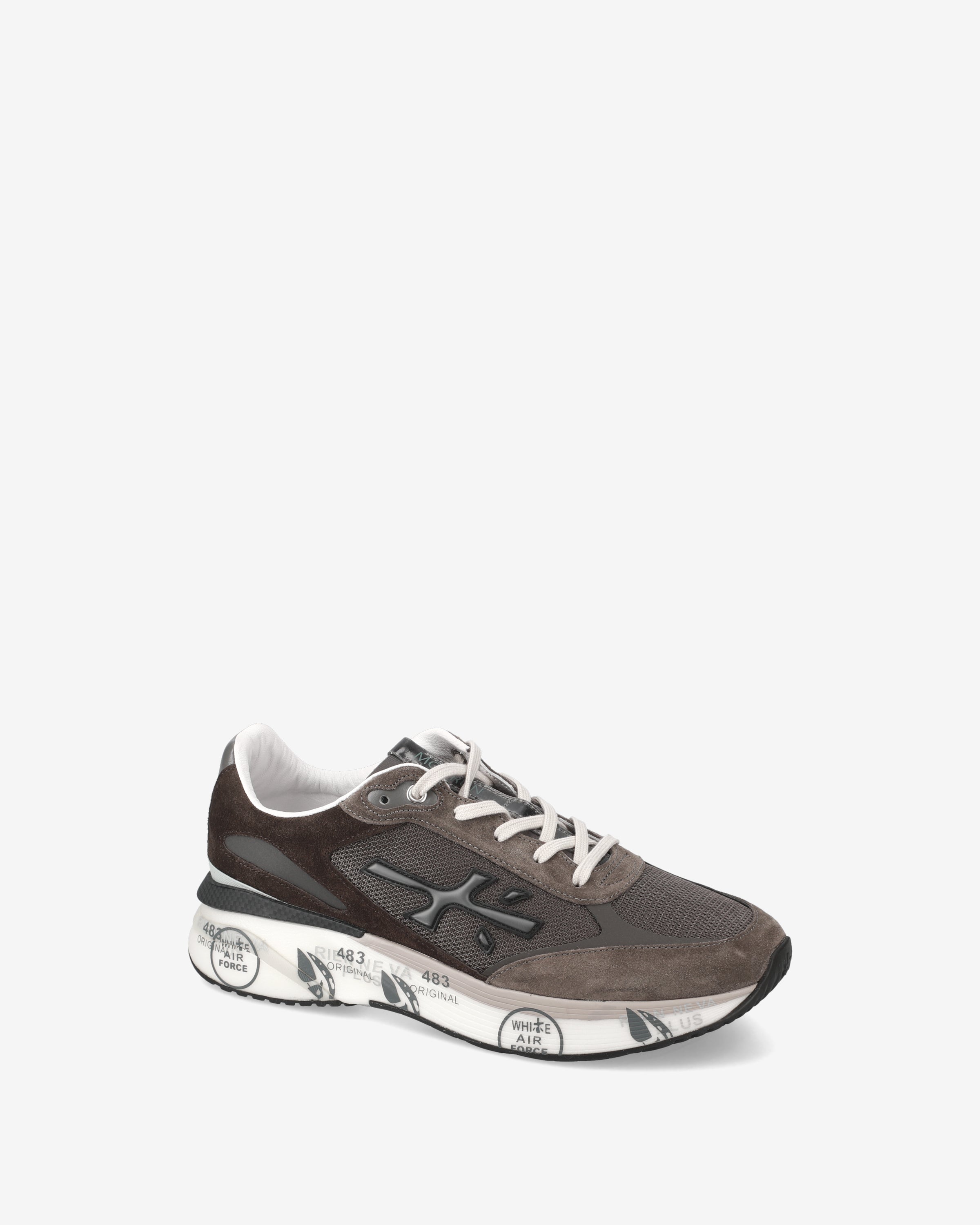 premiata-moerun-6446-sneaker-herren-tortora-testa-di-moro image 4