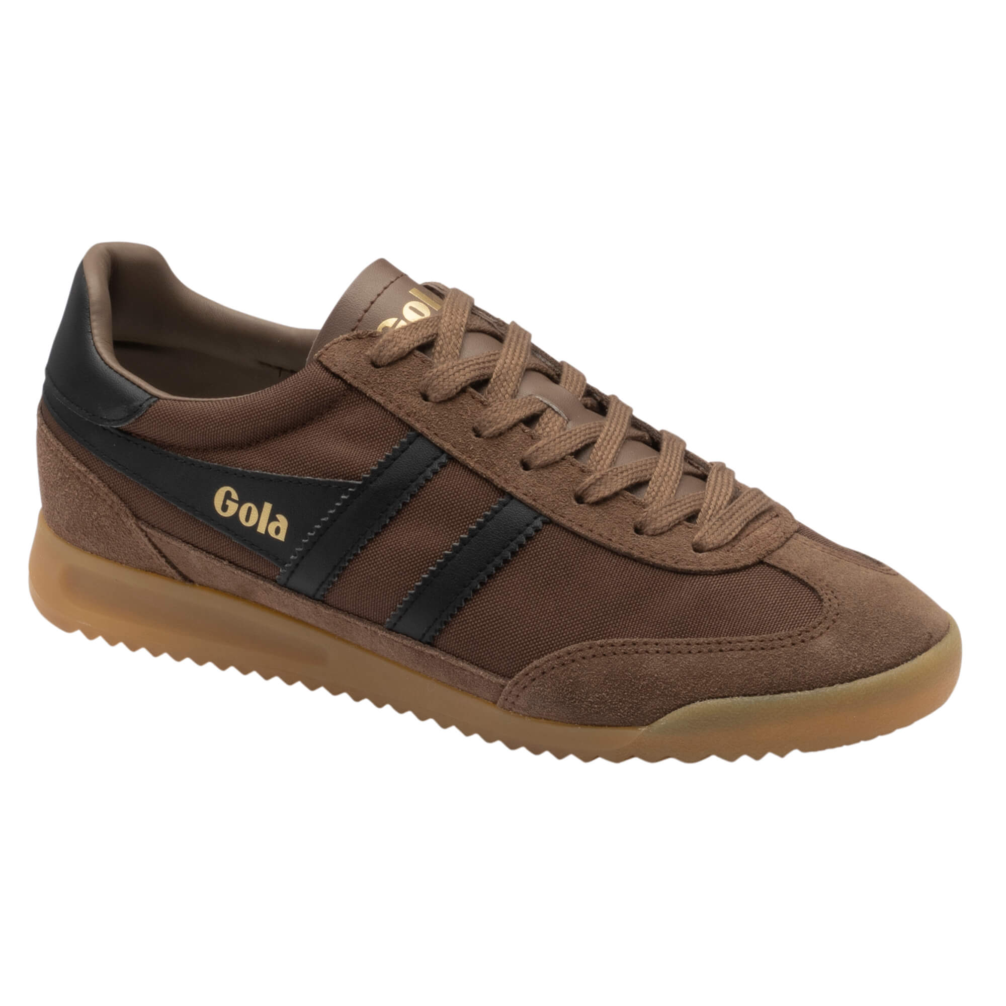 gola-tornado-sneaker-f-r-herren-terrace-sneaker-otterbraun-nylon-wildleder image 2