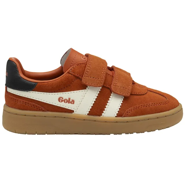 gola-viper-strap-kinder-sneaker-orange-creme-klett image 1