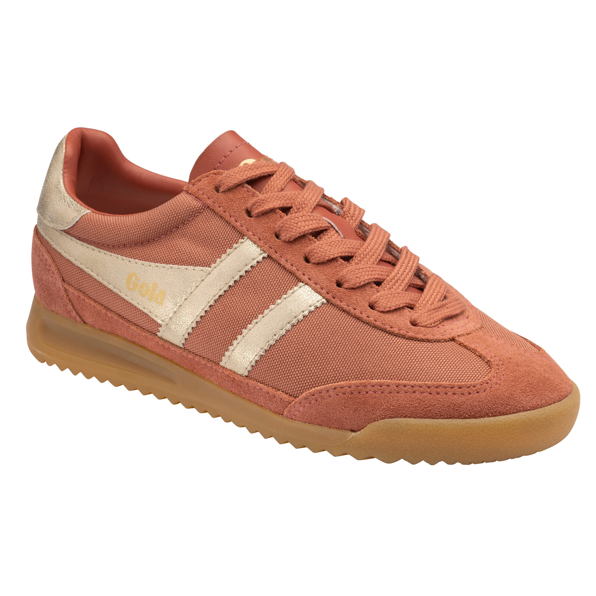 gola-tornado-sneaker-f-r-damen-terrassen-sneaker-orange-spice-mit-keilsohle image 2