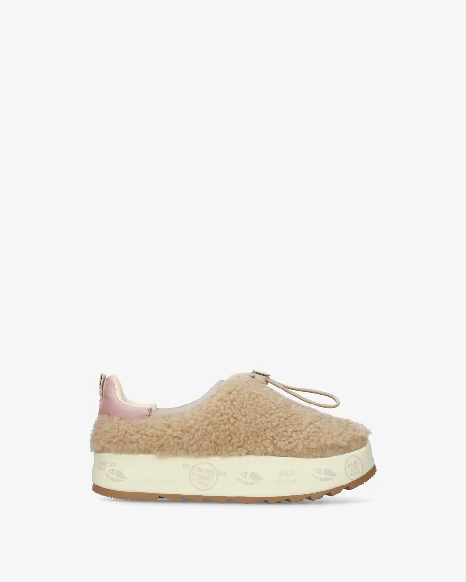 premiata-puffyd-8684-damen-sneaker-beige-montone-mit-kordelzug image 1