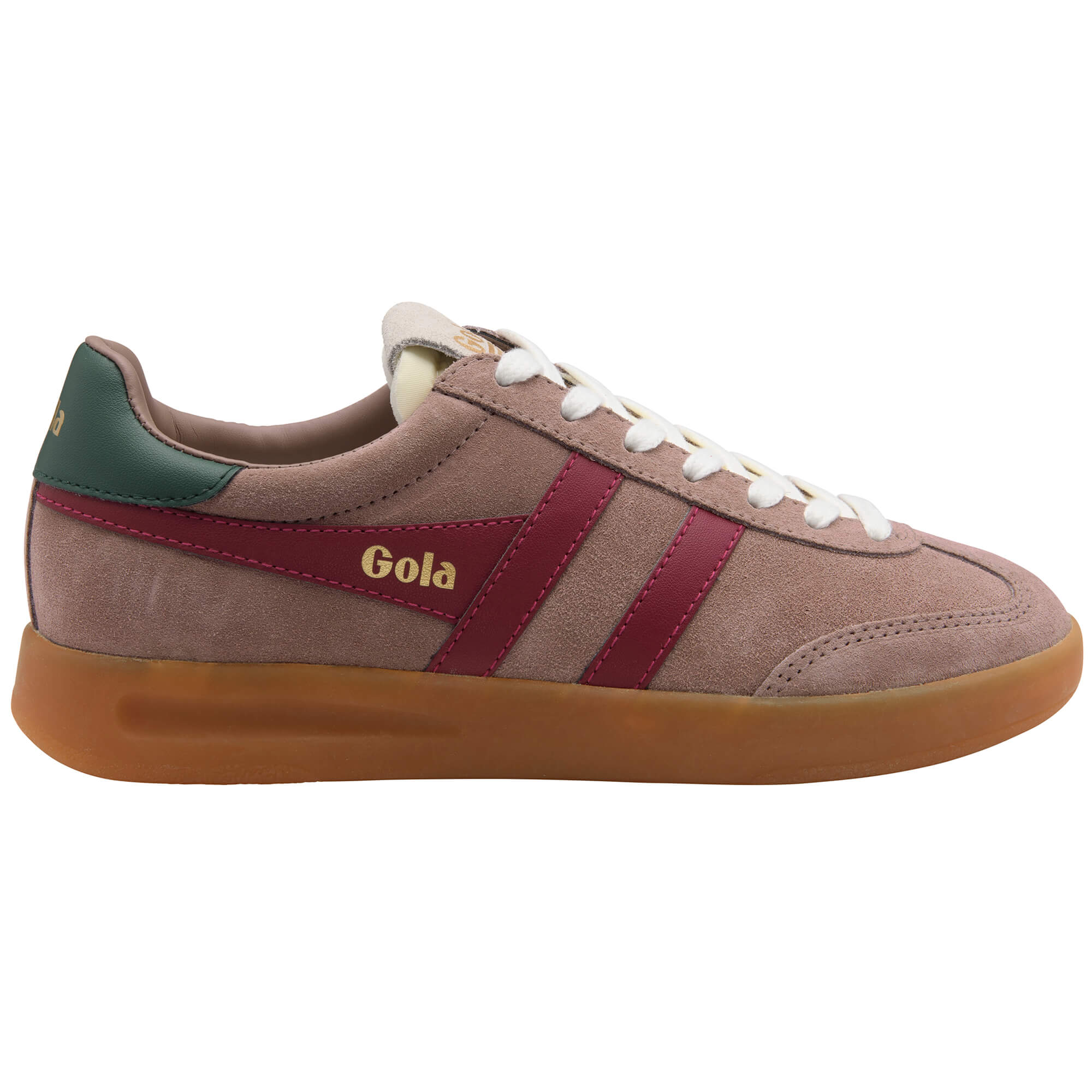 gola-cyclone-damen-sneaker-wildleder-in-braunrose-kirschrot image 1