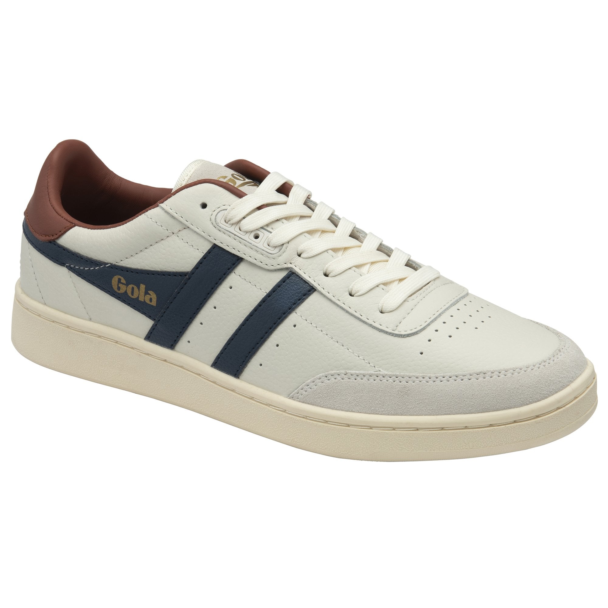 gola-contact-leather-herren-sneaker-in-wei-rostbraun-marineblau image 2