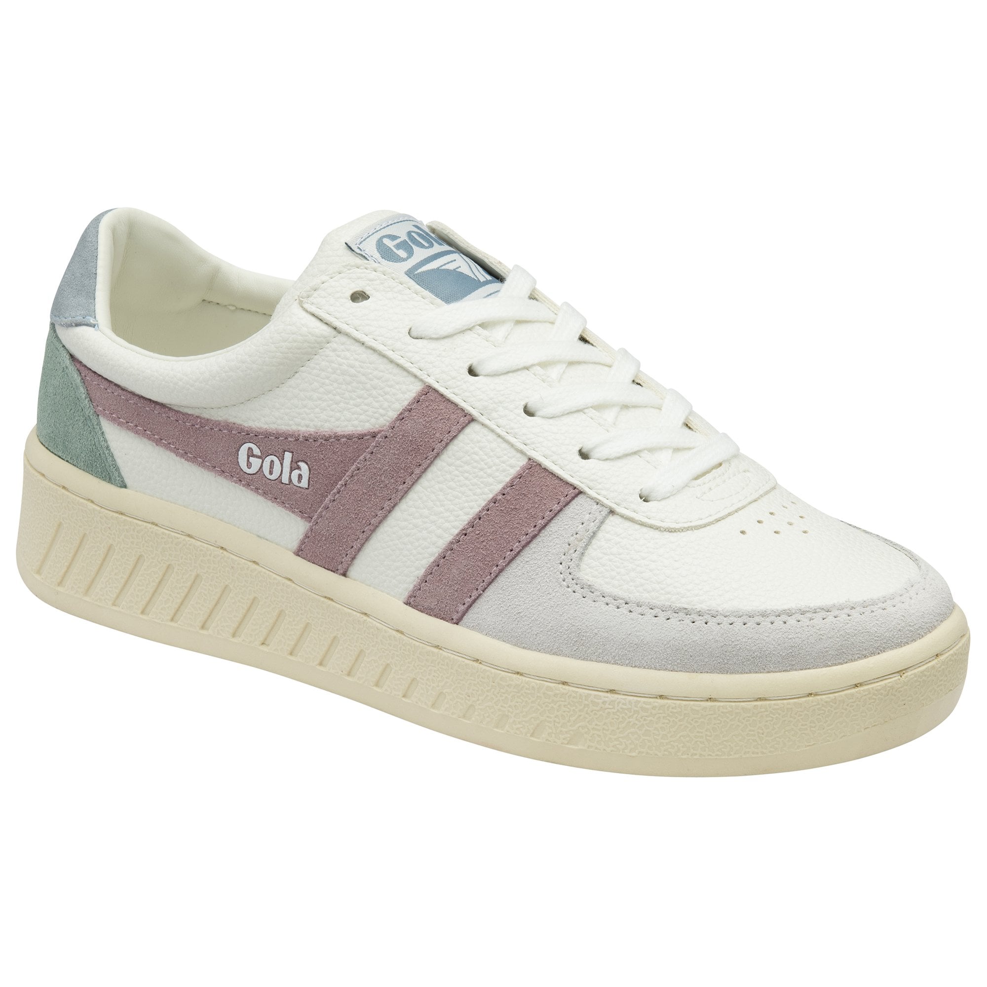 gola-grandslam-trident-sneaker-f-r-damen-wei-rosa-blau image 2