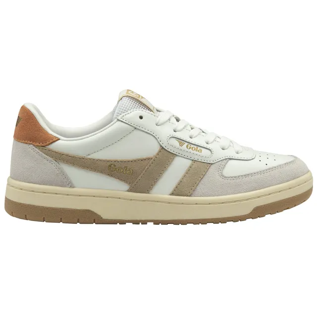 gola-hawk-damen-sneaker-court-wei-beige-terrakotta image 1