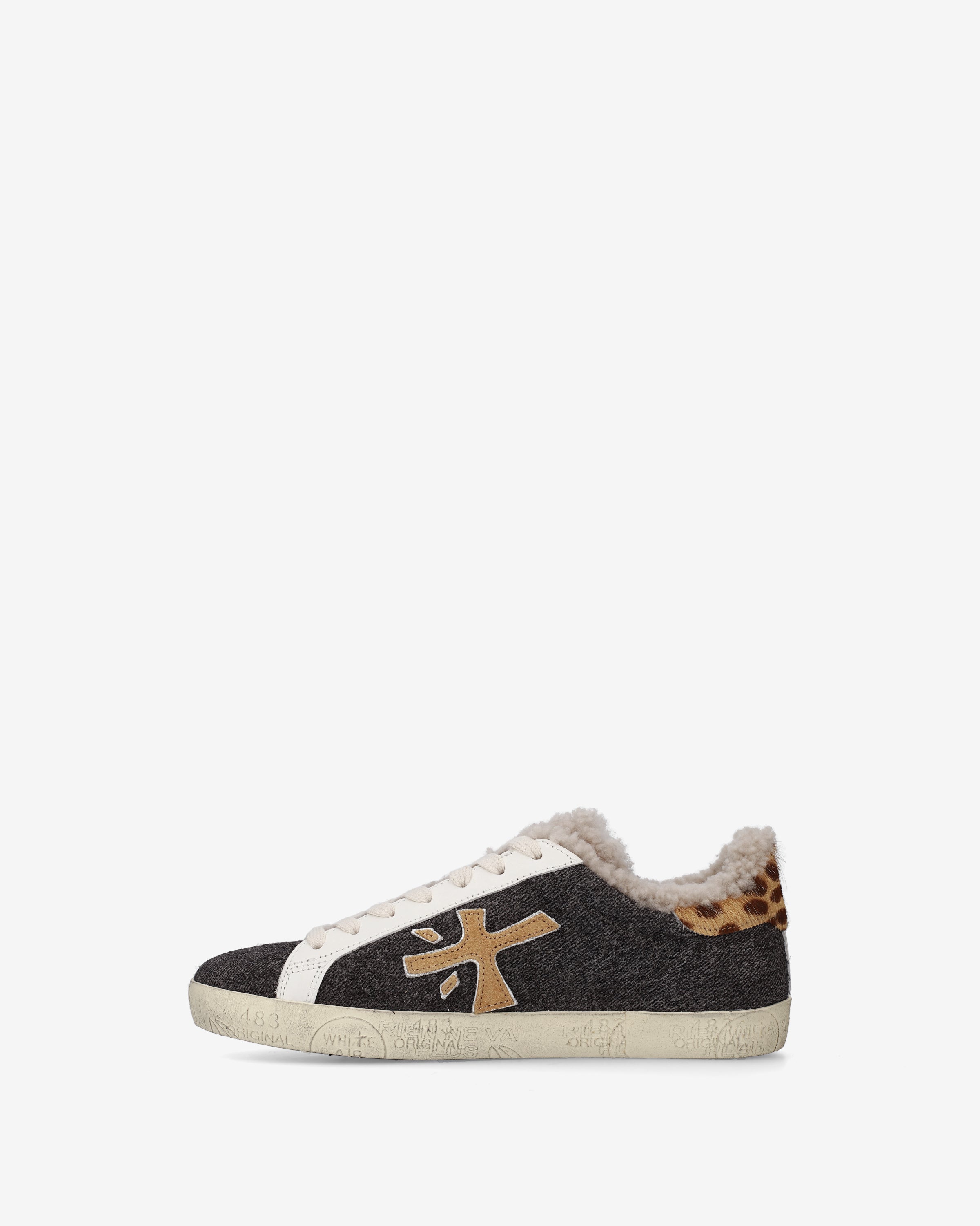 premiata-stevend-8495m-damen-sneaker-tortora image 3