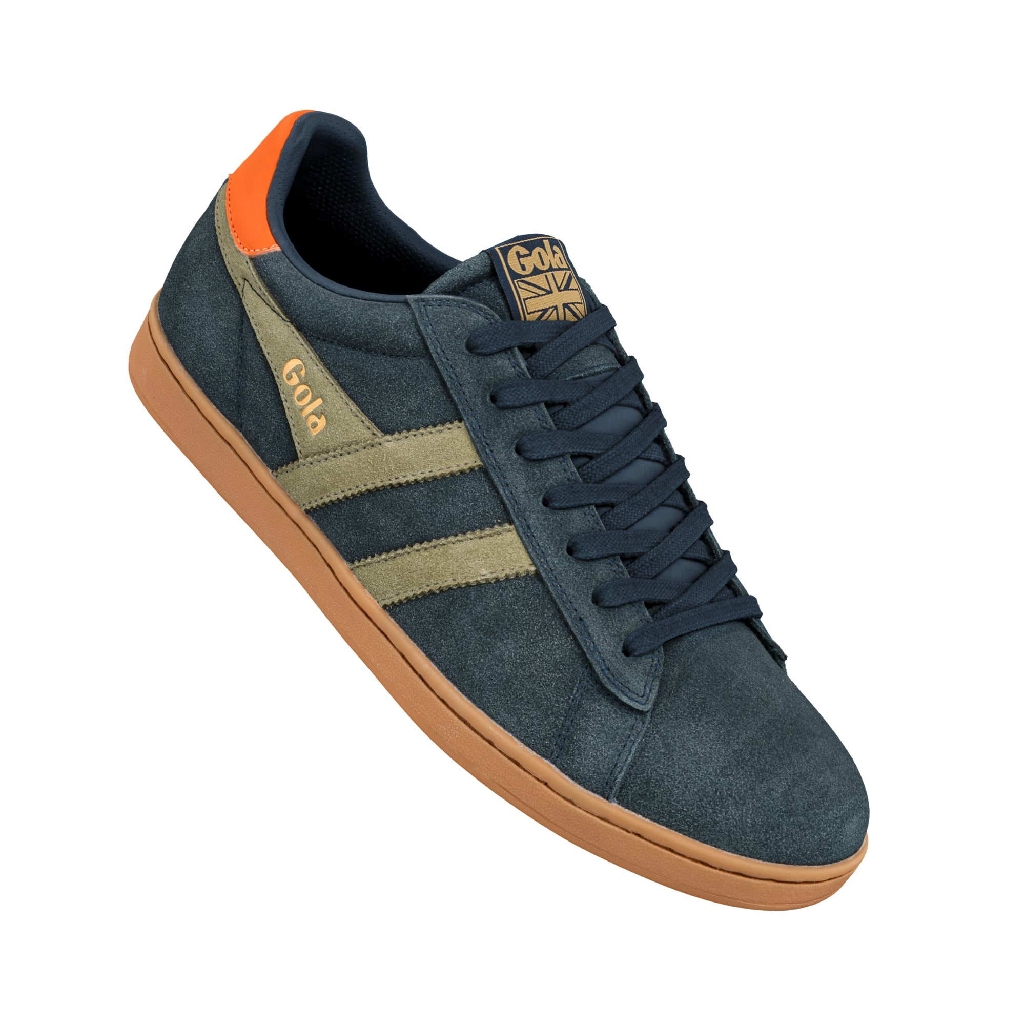 gola-equipe-ii-suede-herren-sneaker-navy-khaki image 5