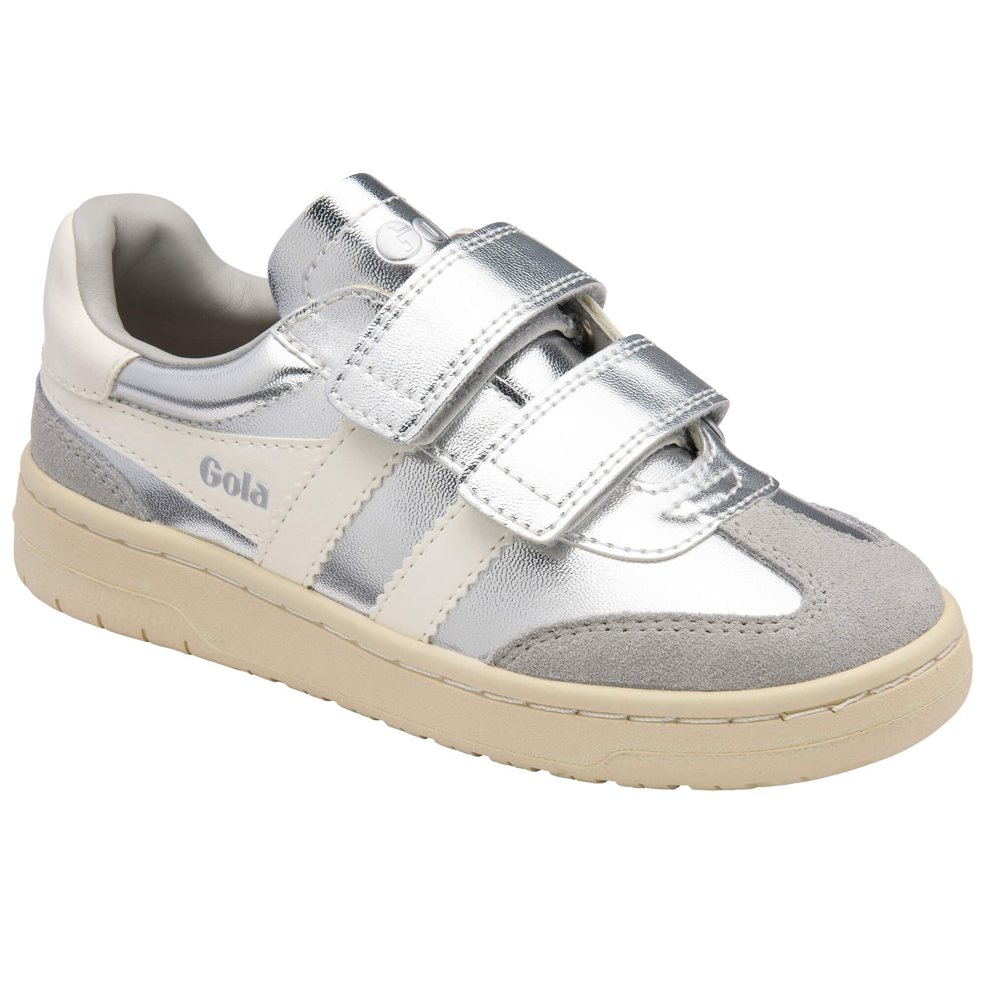 gola-viper-glimmer-strap-kinder-sneaker-silber-klett image 2