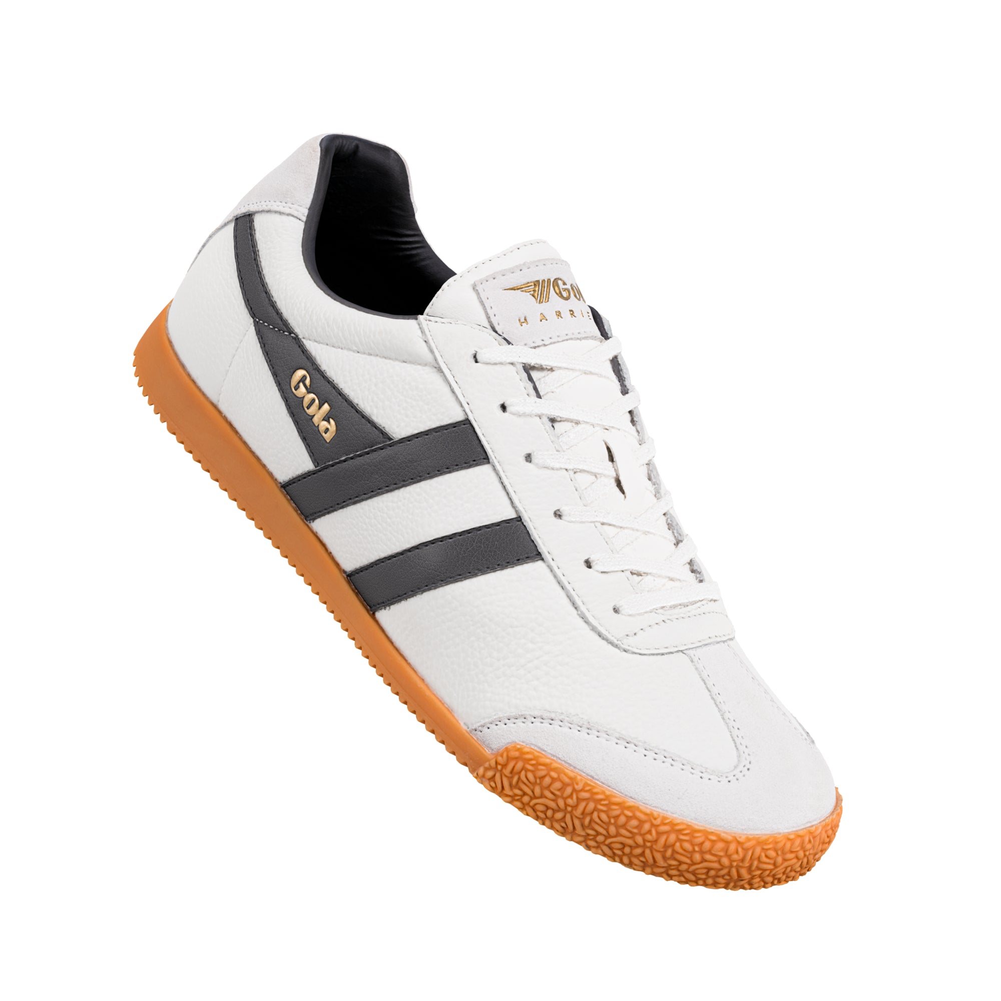 gola-harrier-herren-sneaker-leder-wei-schwarz image 5