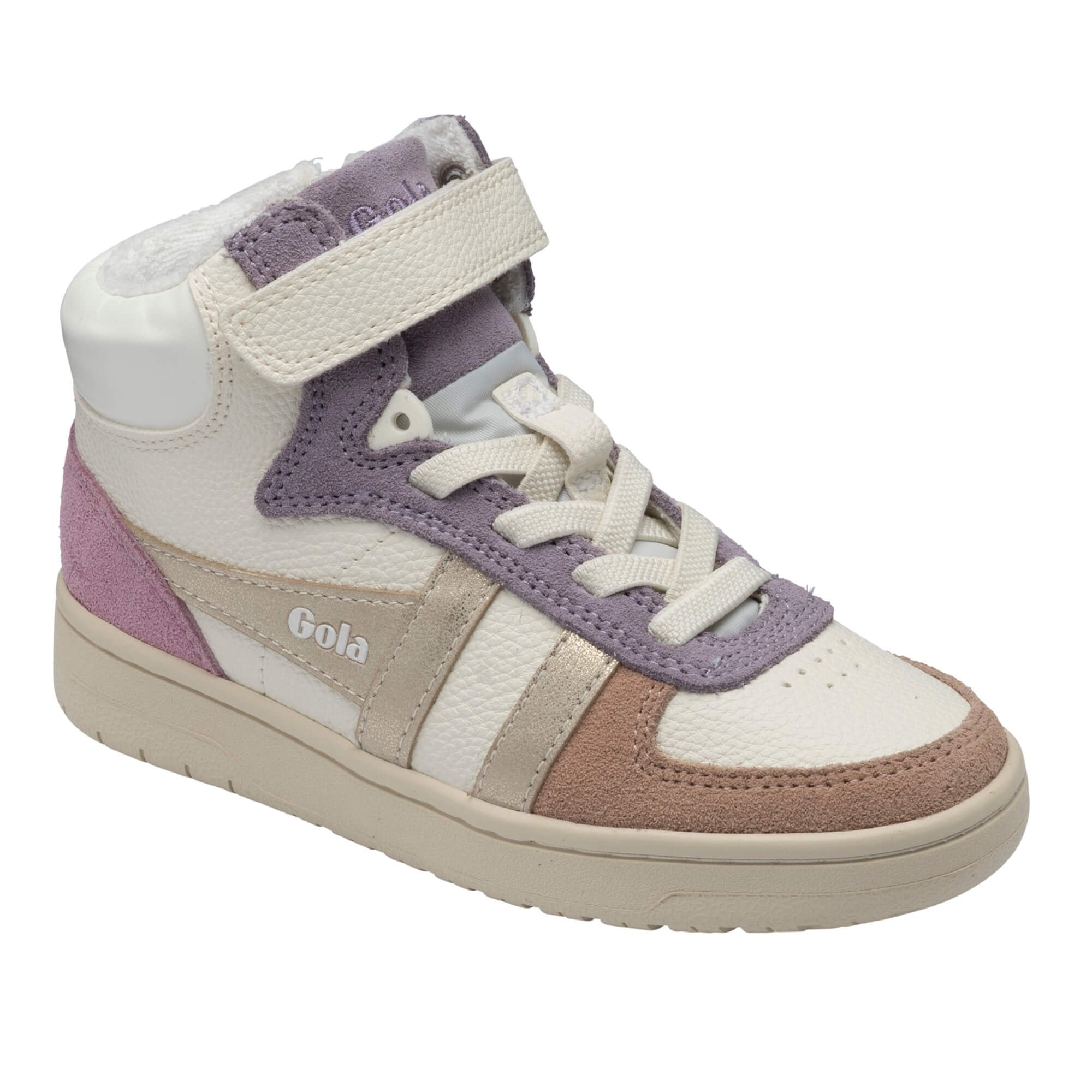 gola-talon-quadrant-high-top-kindersportschuhe-creme-cameo image 2