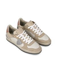 philippe-model-pgal-damen-sneaker-lait-beige-vieux-rose image 4