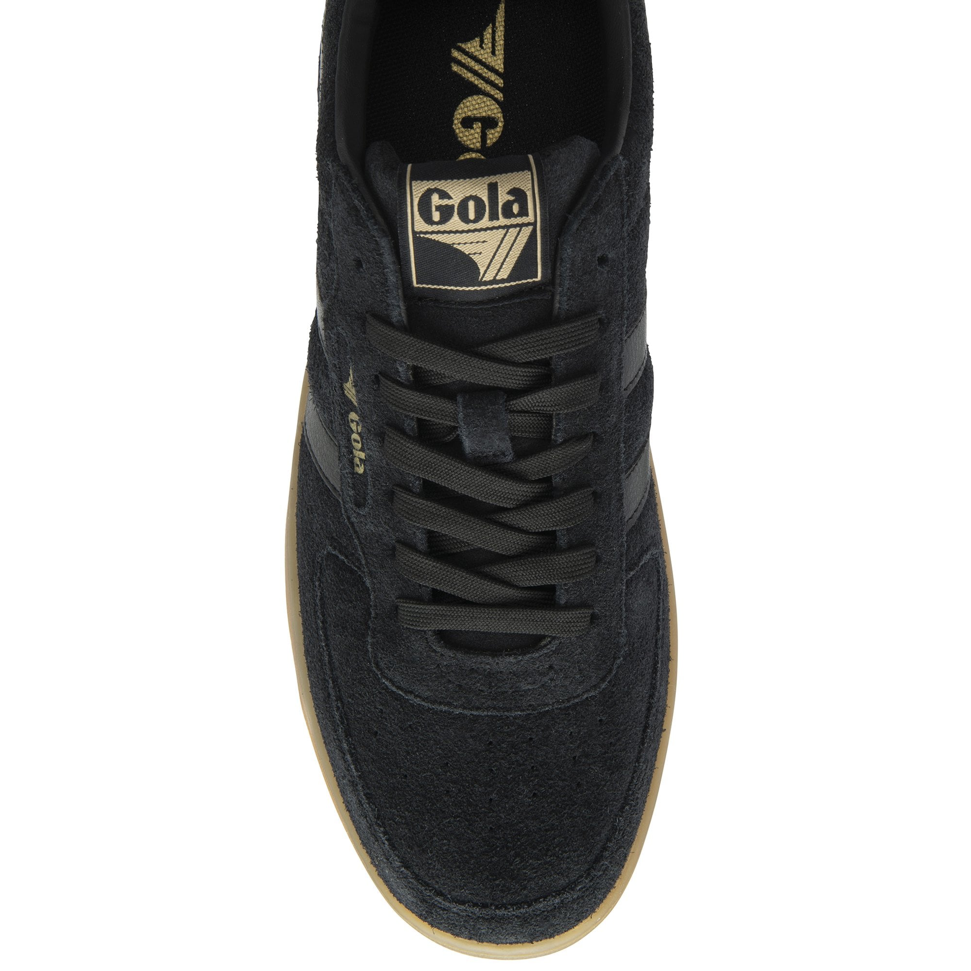 gola-hawk-suede-86-sneaker-f-r-herren-schwarz-wildleder image 5