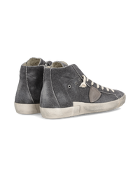 philippe-model-prsx-sneaker-herren-anthrazit-grau image 2