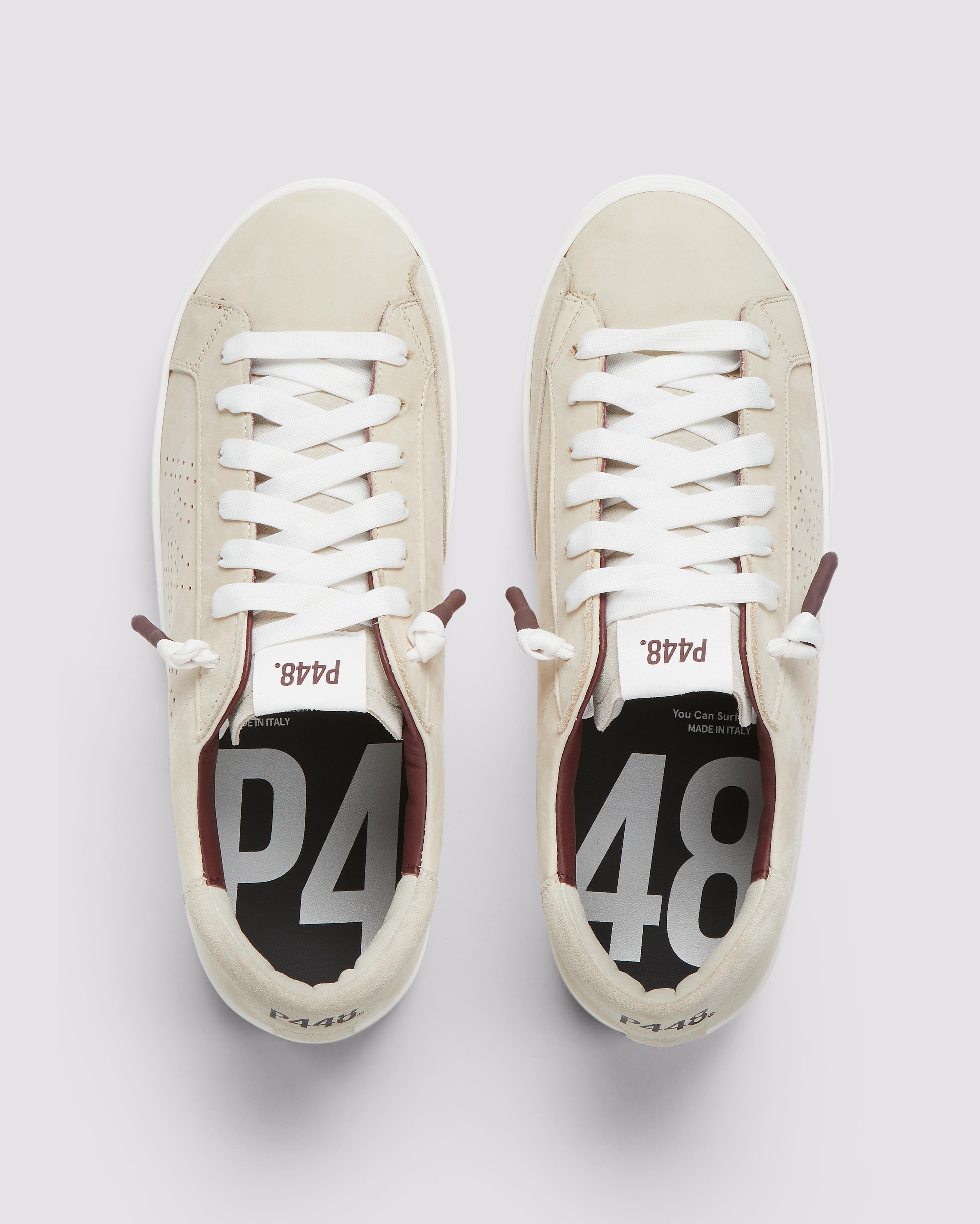 p448-john-shore-low-top-sneaker-creme-herren image 2