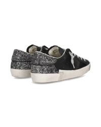 philippe-model-prsx-damen-sneaker-noir-gris-mit-glitzer-konter image 2