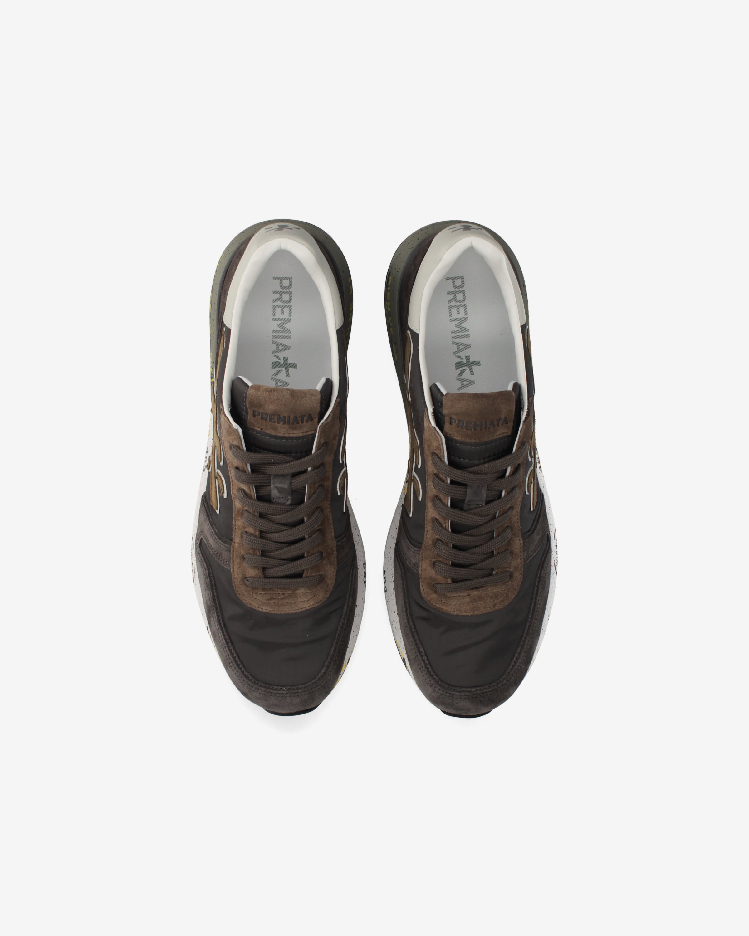 premiata-mick-8432-sneaker-herren-braun-schwarz image 6