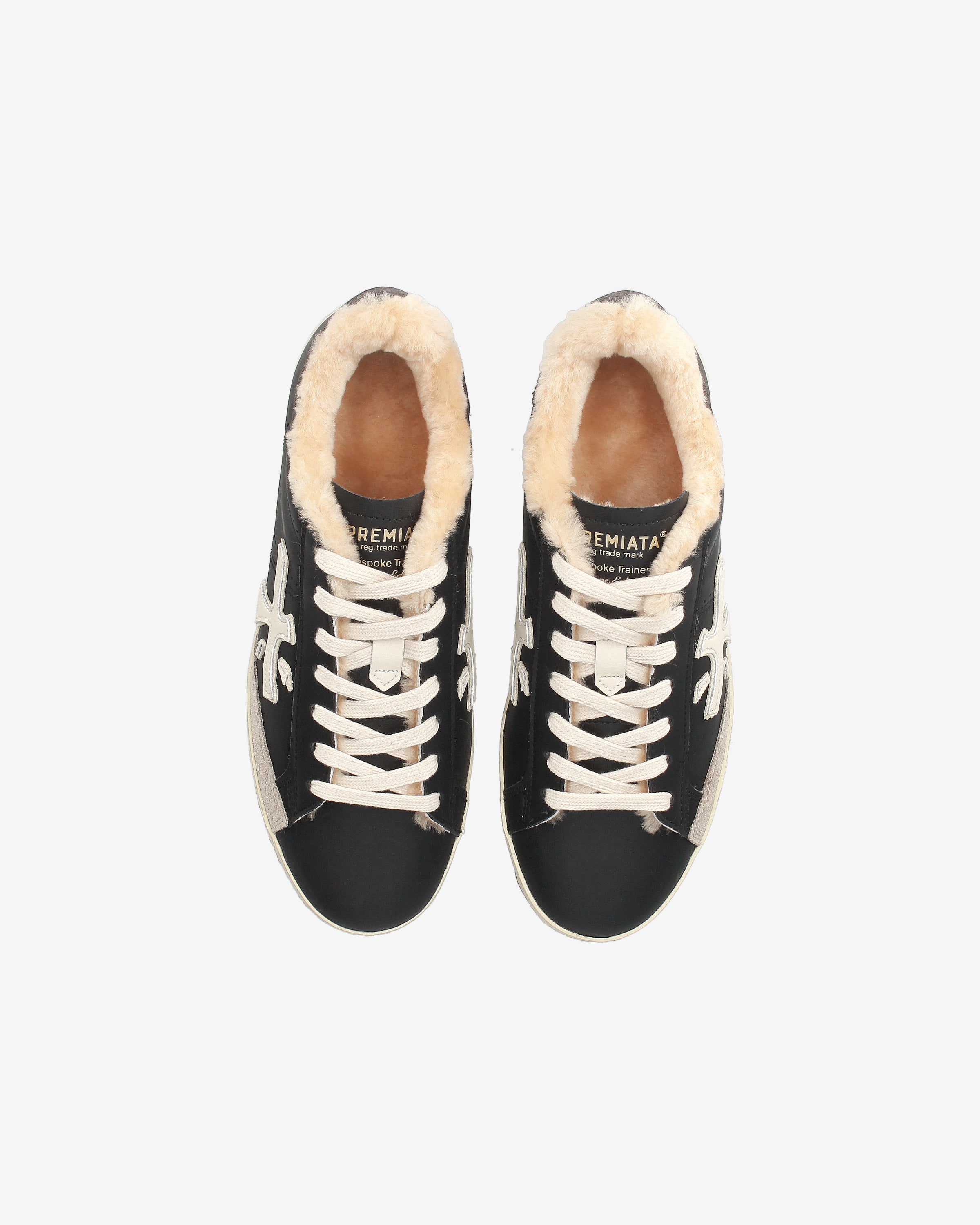 premiata-stevend-7603m-sneaker-wei-schwarz-gold image 6