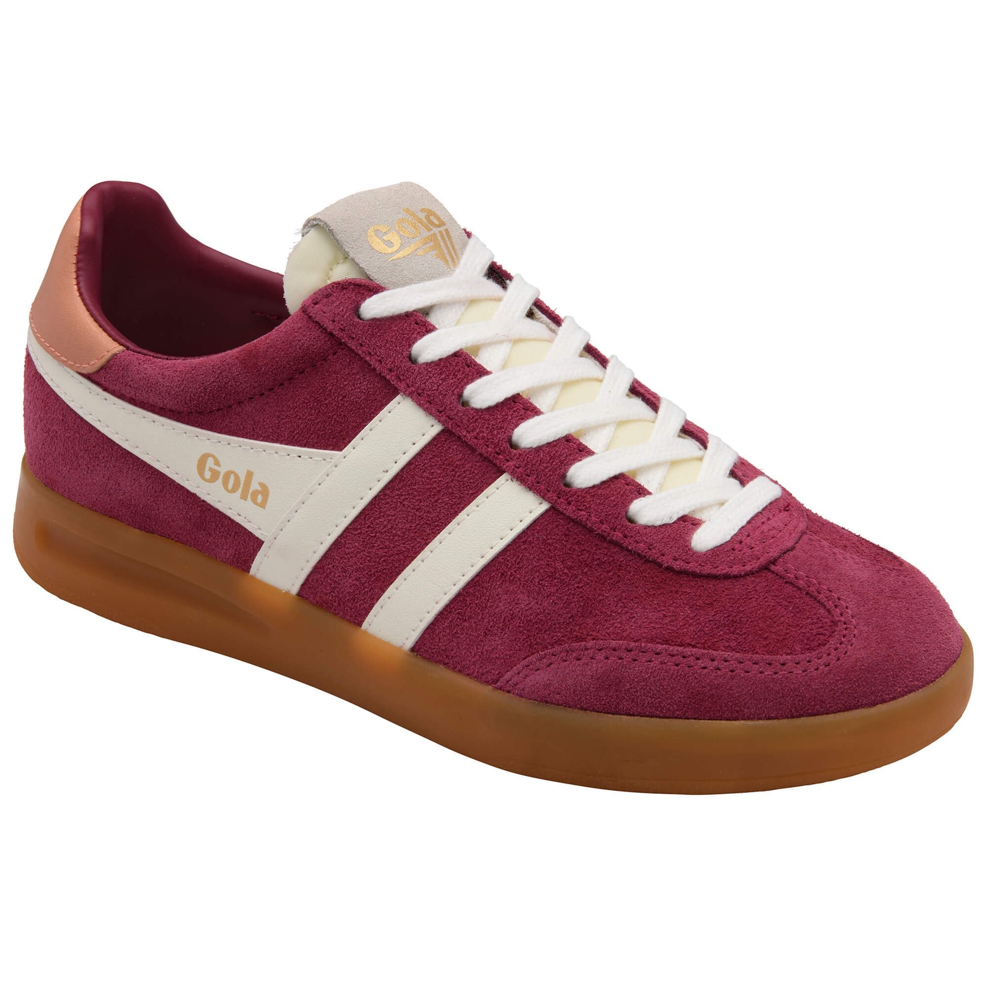gola-cyclone-damen-sneaker-wildleder-kirschrot-off-white image 2